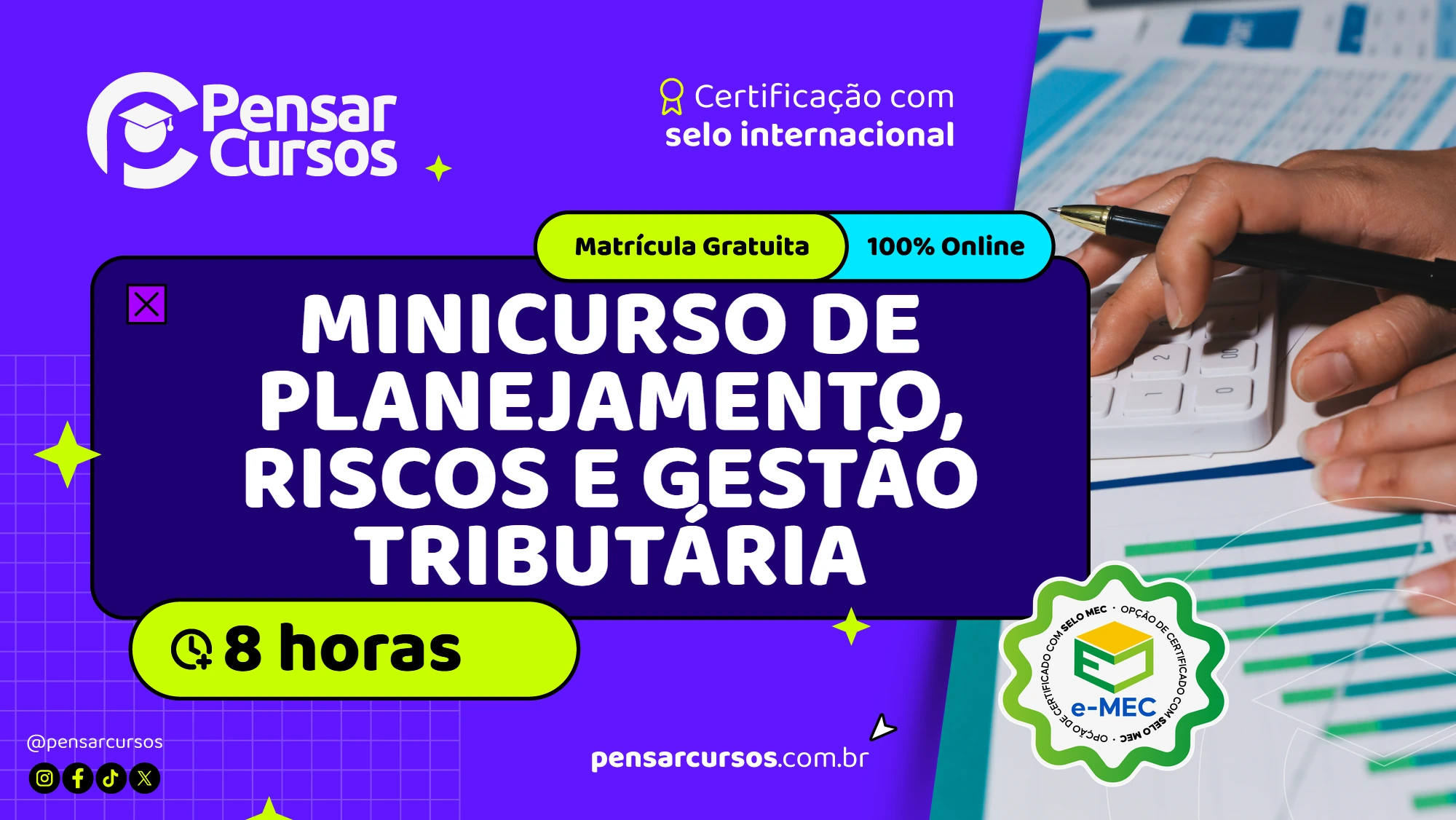 Minicurso de Planejamento, Riscos e Gestão Tributária