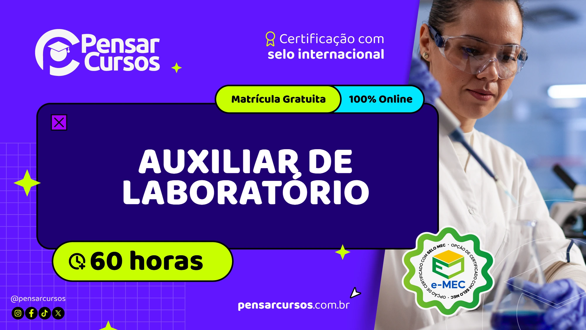Auxiliar de Laboratório