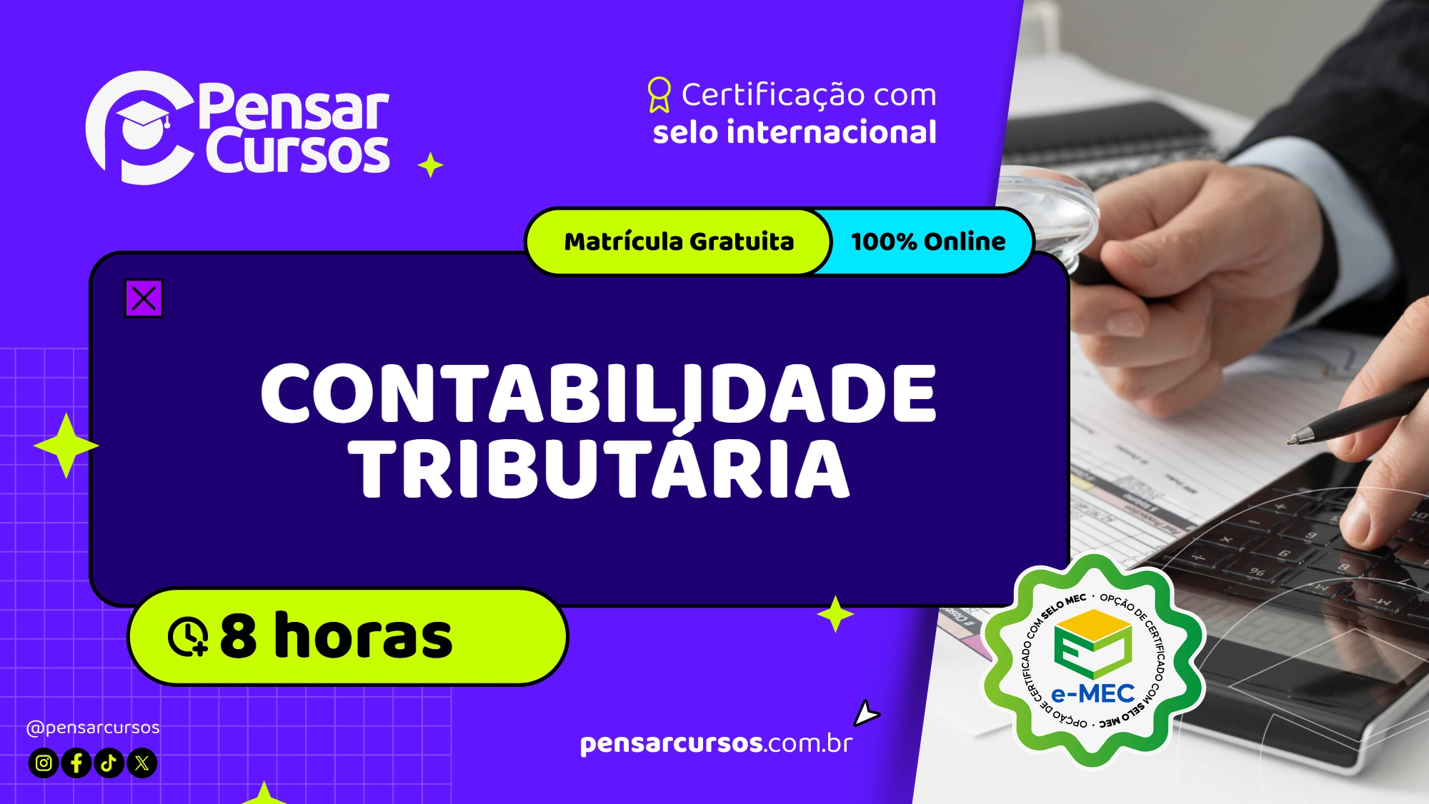 Minicurso de Contabilidade Tributária