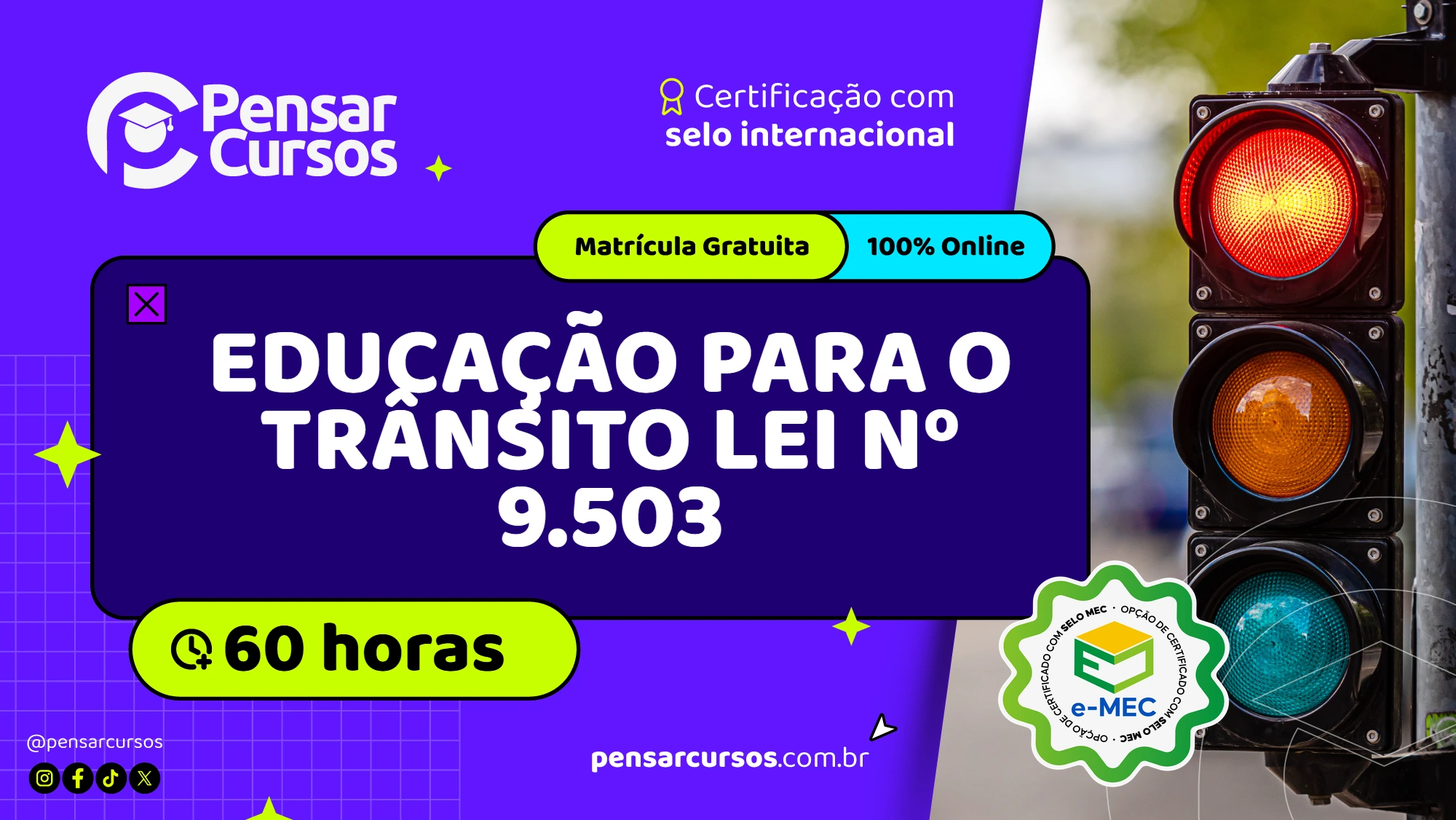 Educação para o trânsito Lei nº 9.503