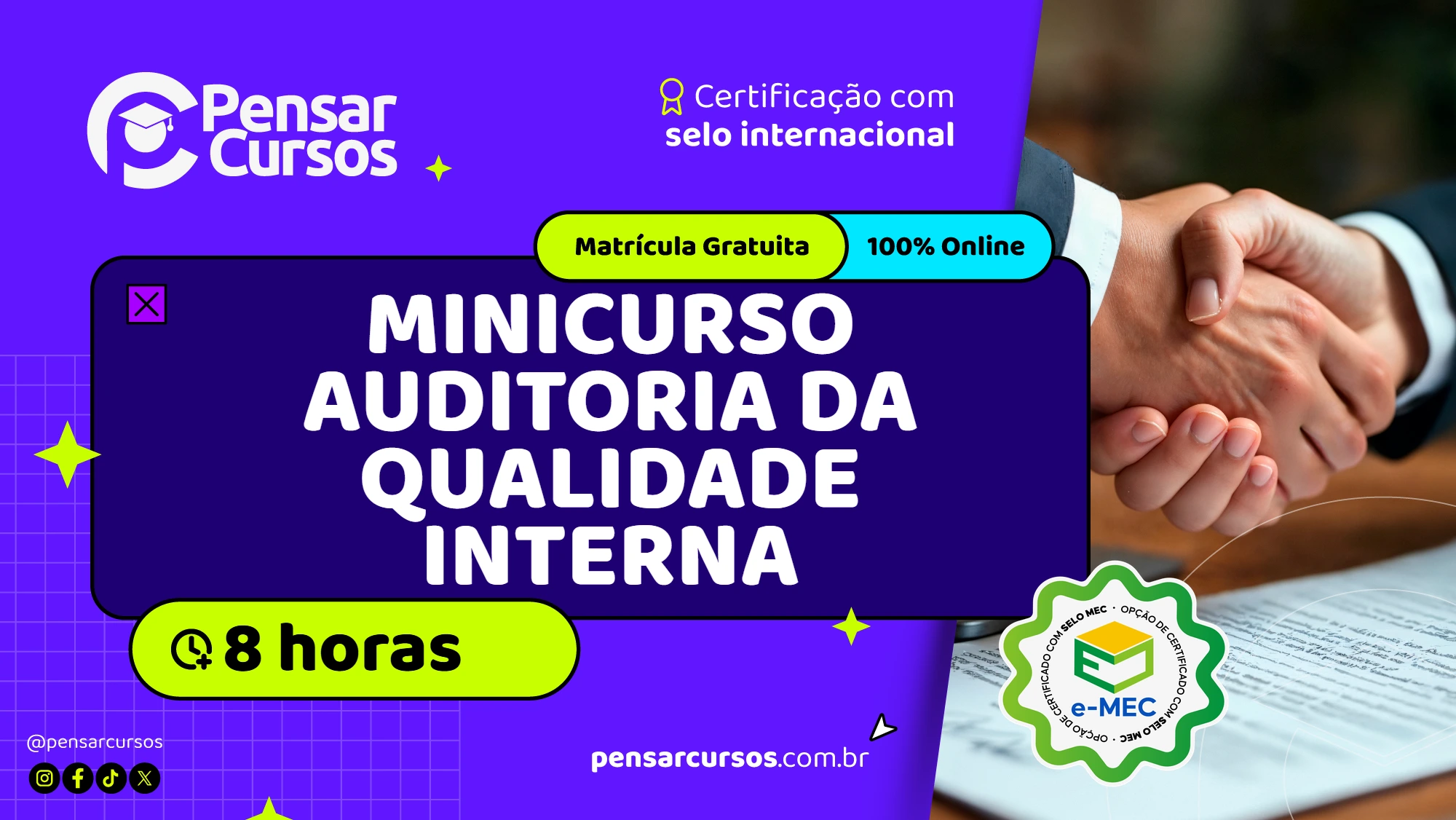 Minicurso Auditoria da Qualidade Interna