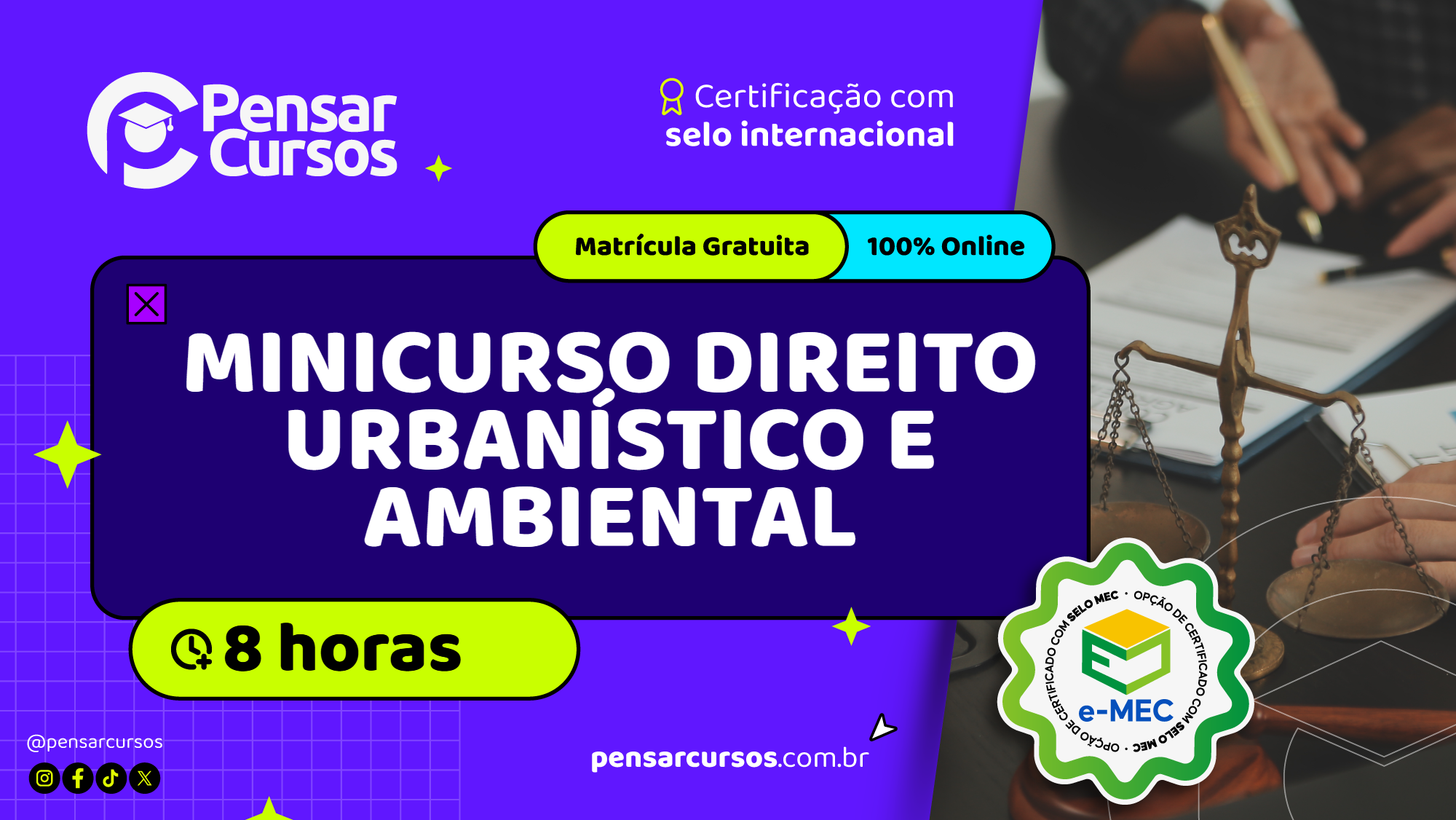 Minicurso Direito Urbanístico e Ambiental 