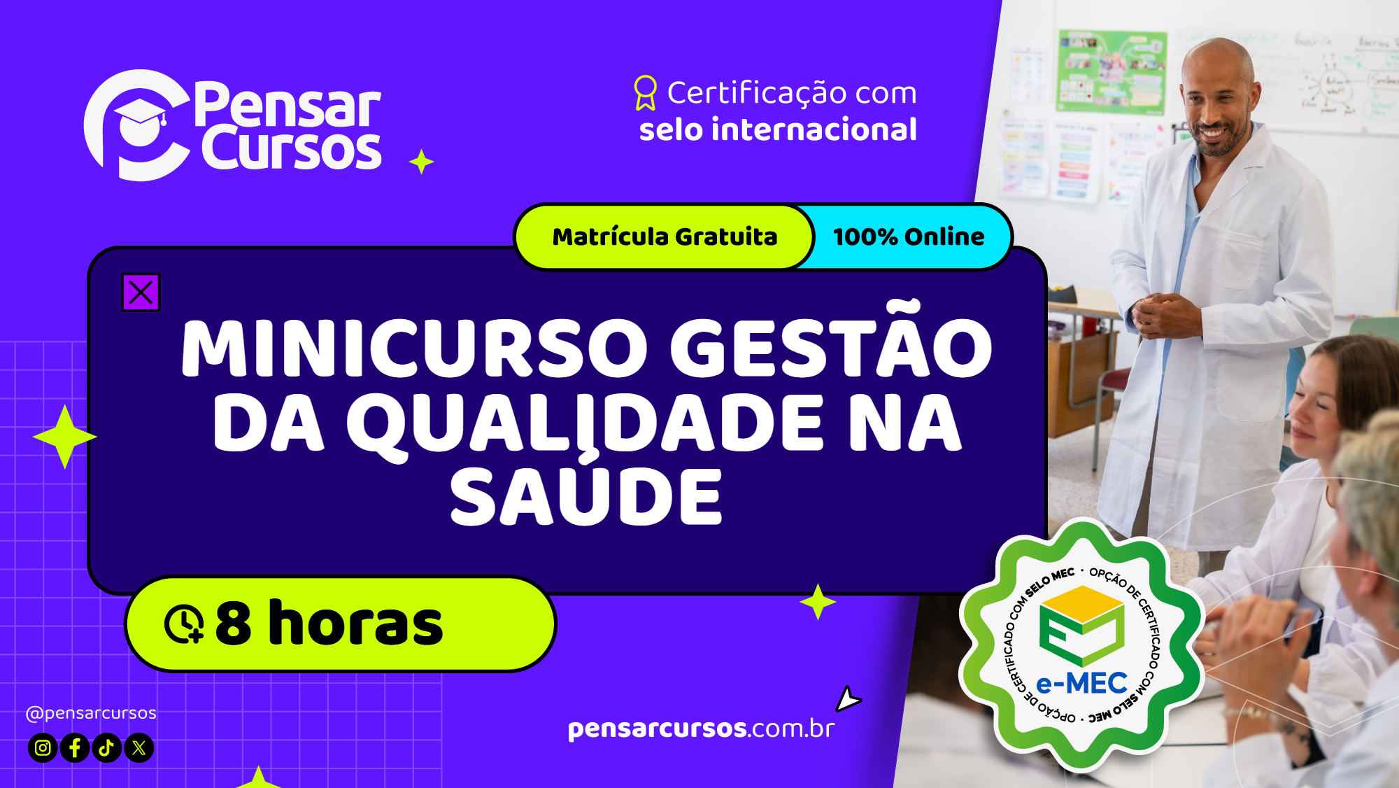 Minicurso Gestão da Qualidade na Saúde 