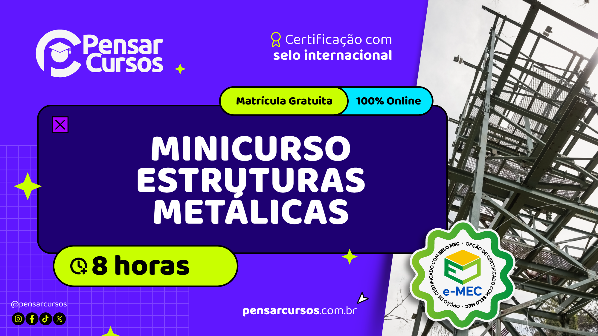 Minicurso Estruturas Metálicas
