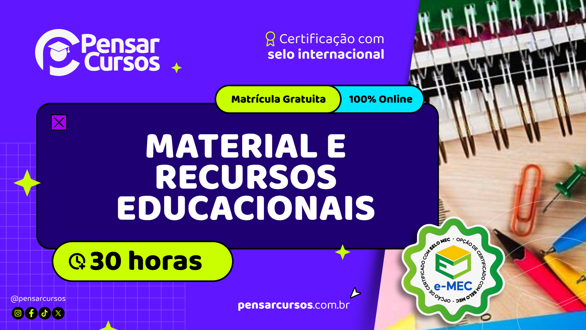 Material e Recursos Educacionais