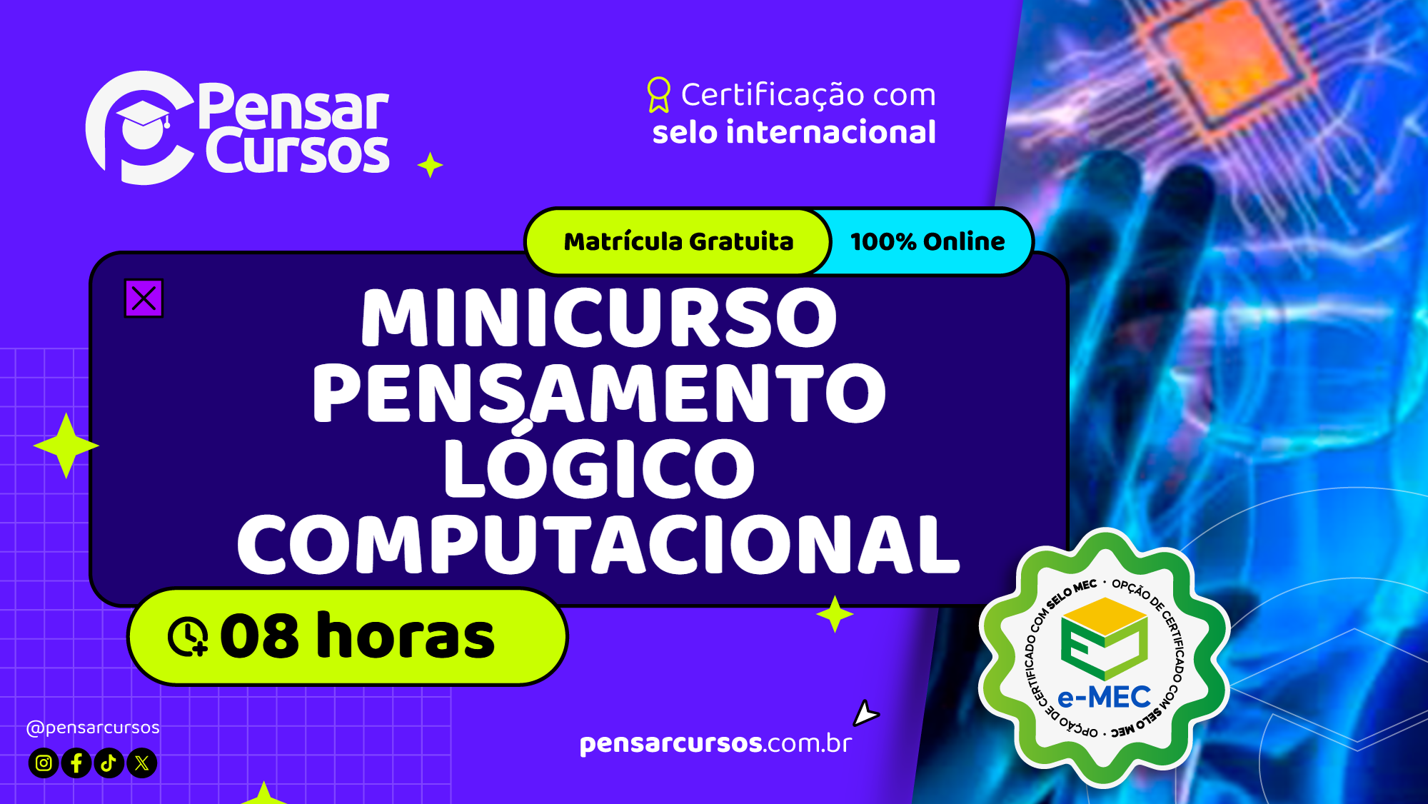 Minicurso Pensamento Lógico-Computacional