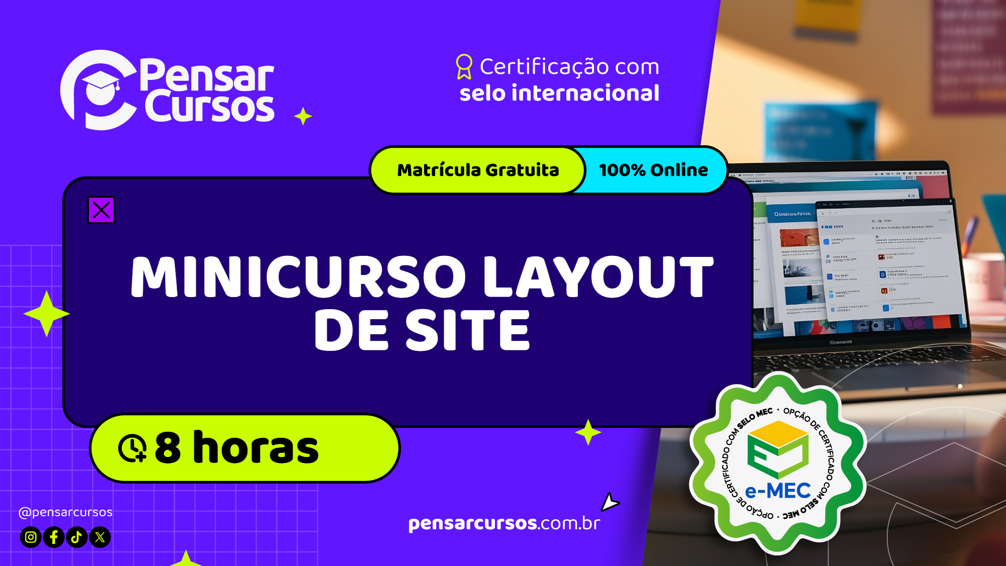 Minicurso Layout de Site