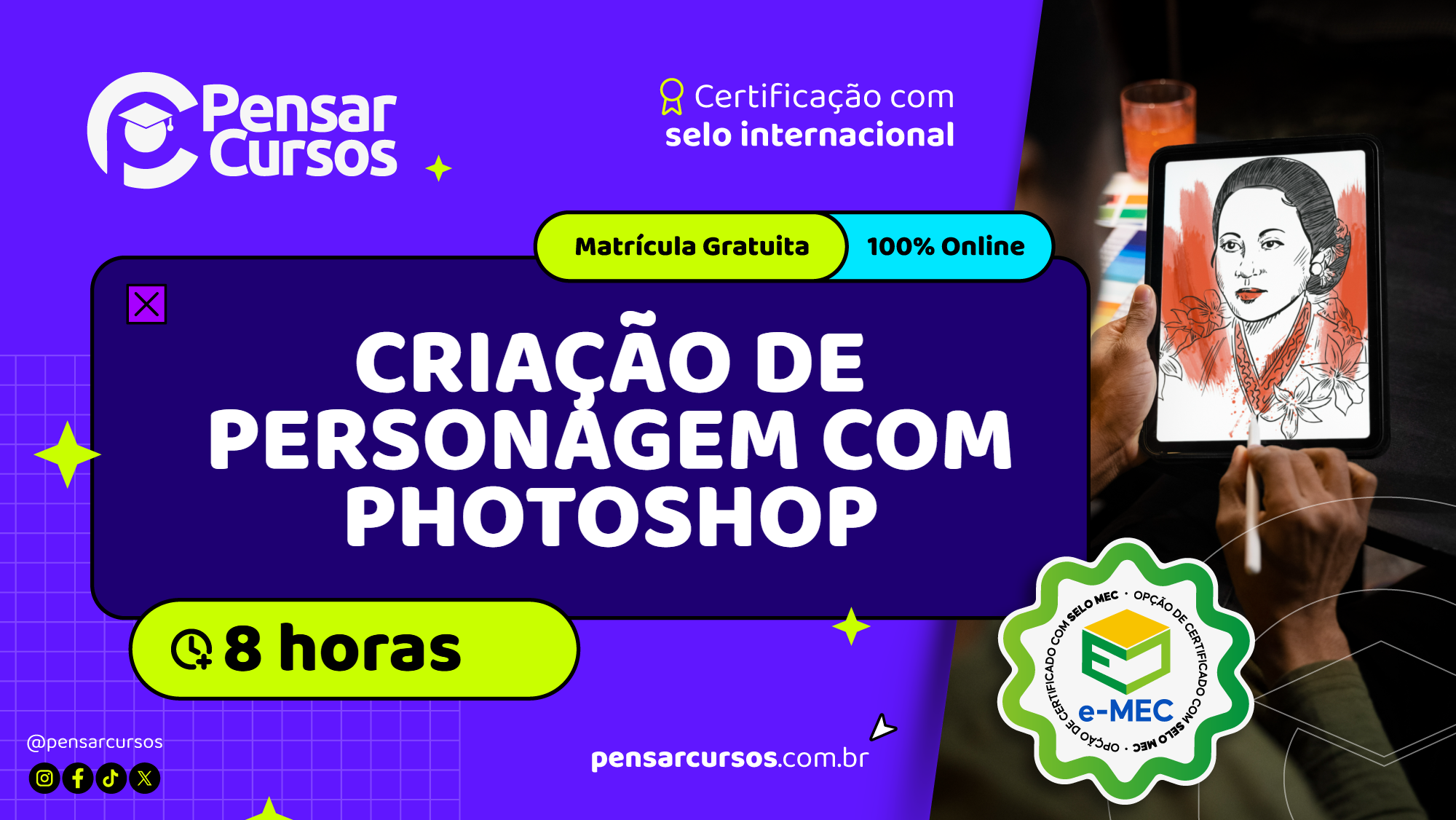 Minicurso Criação de Personagem com Photoshop
