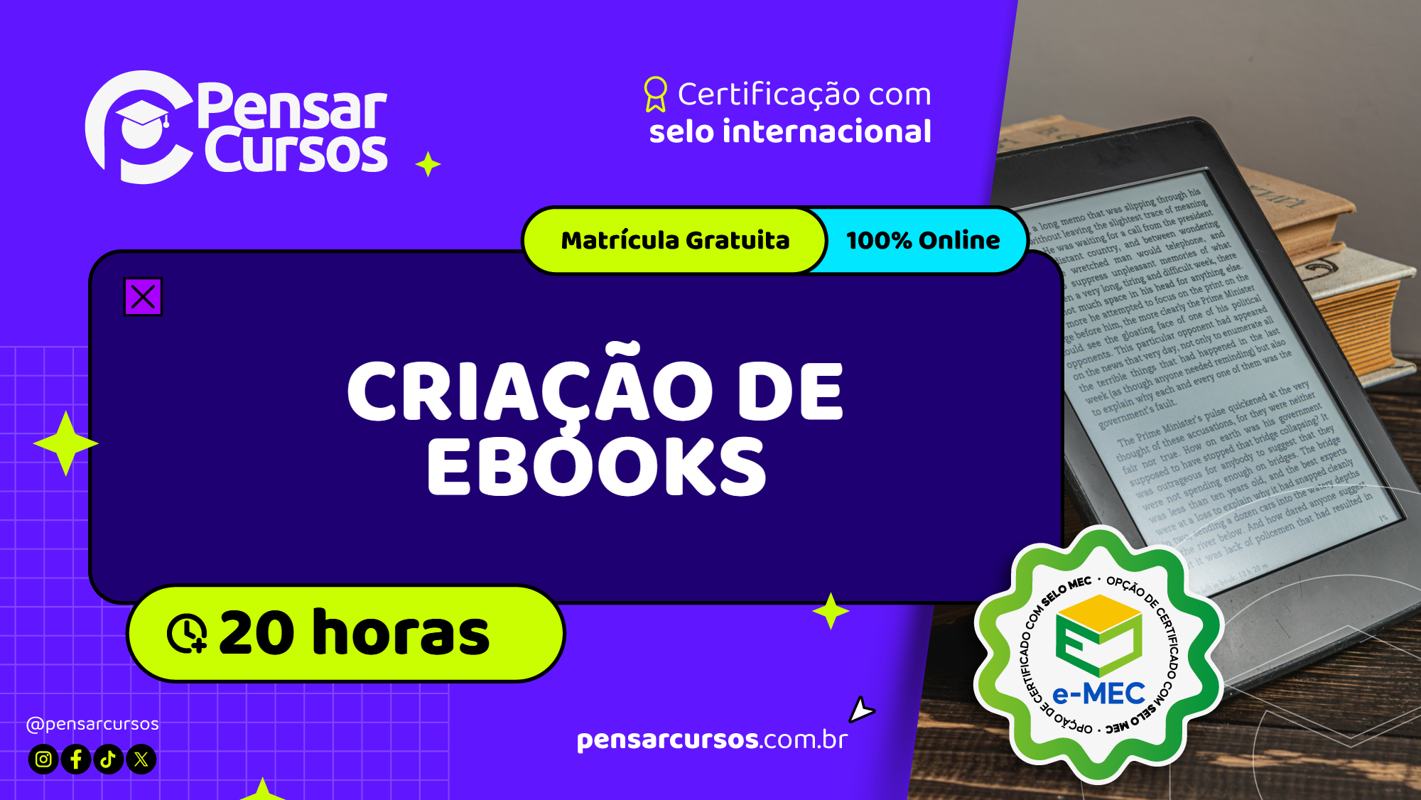 Criação de Ebooks
