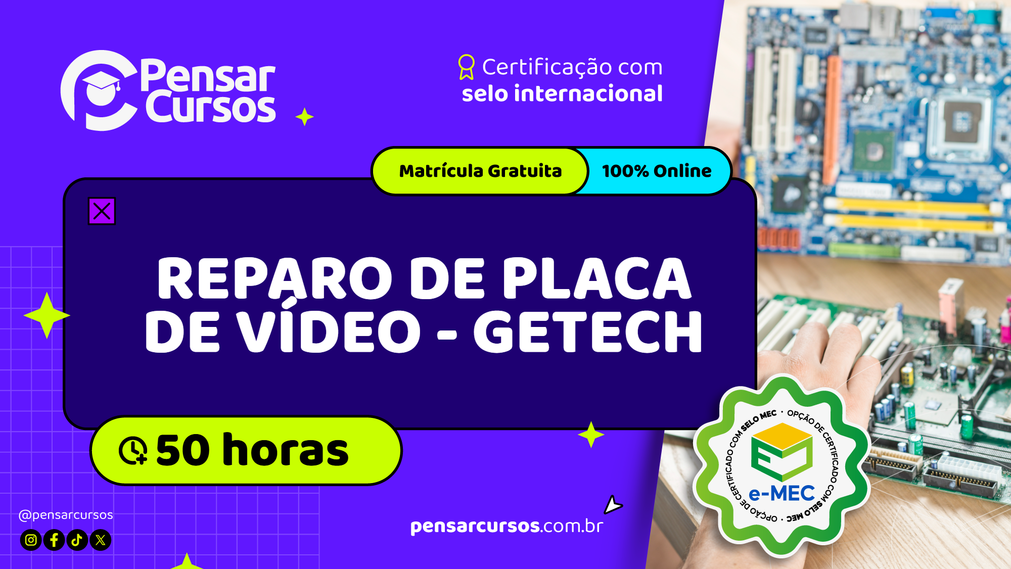 Reparo de Placa de Vídeo - GETECH 