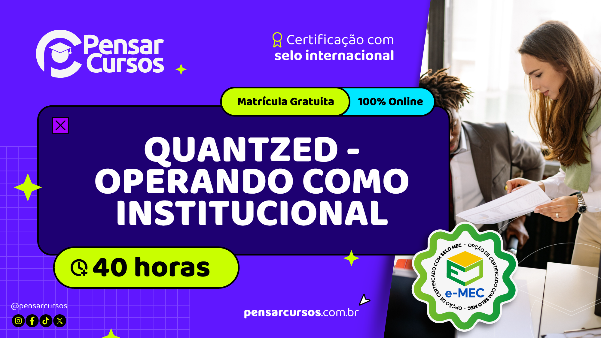 QUANTZED - Operando como Institucional 