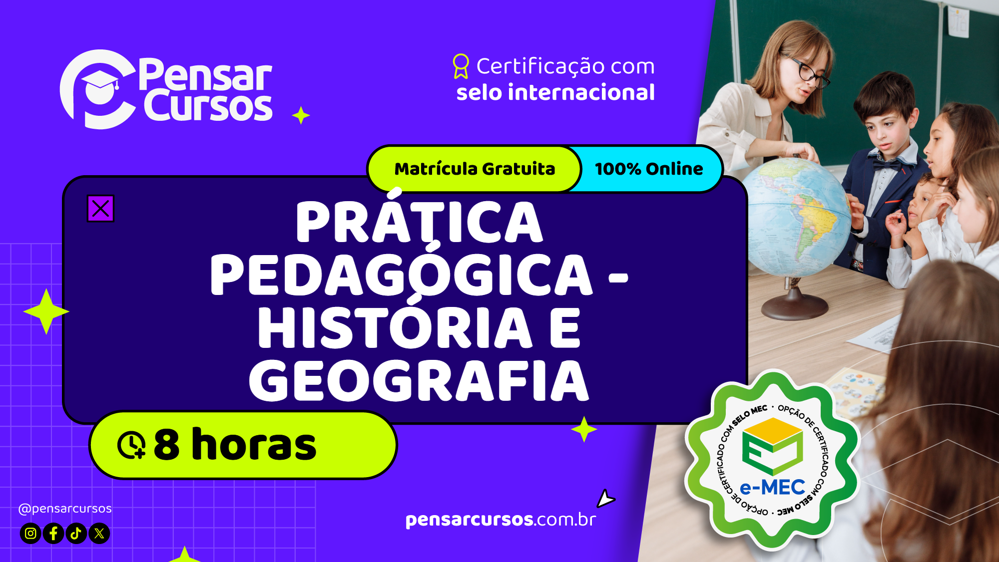 Minicurso Prática Pedagógica - História e Geografia