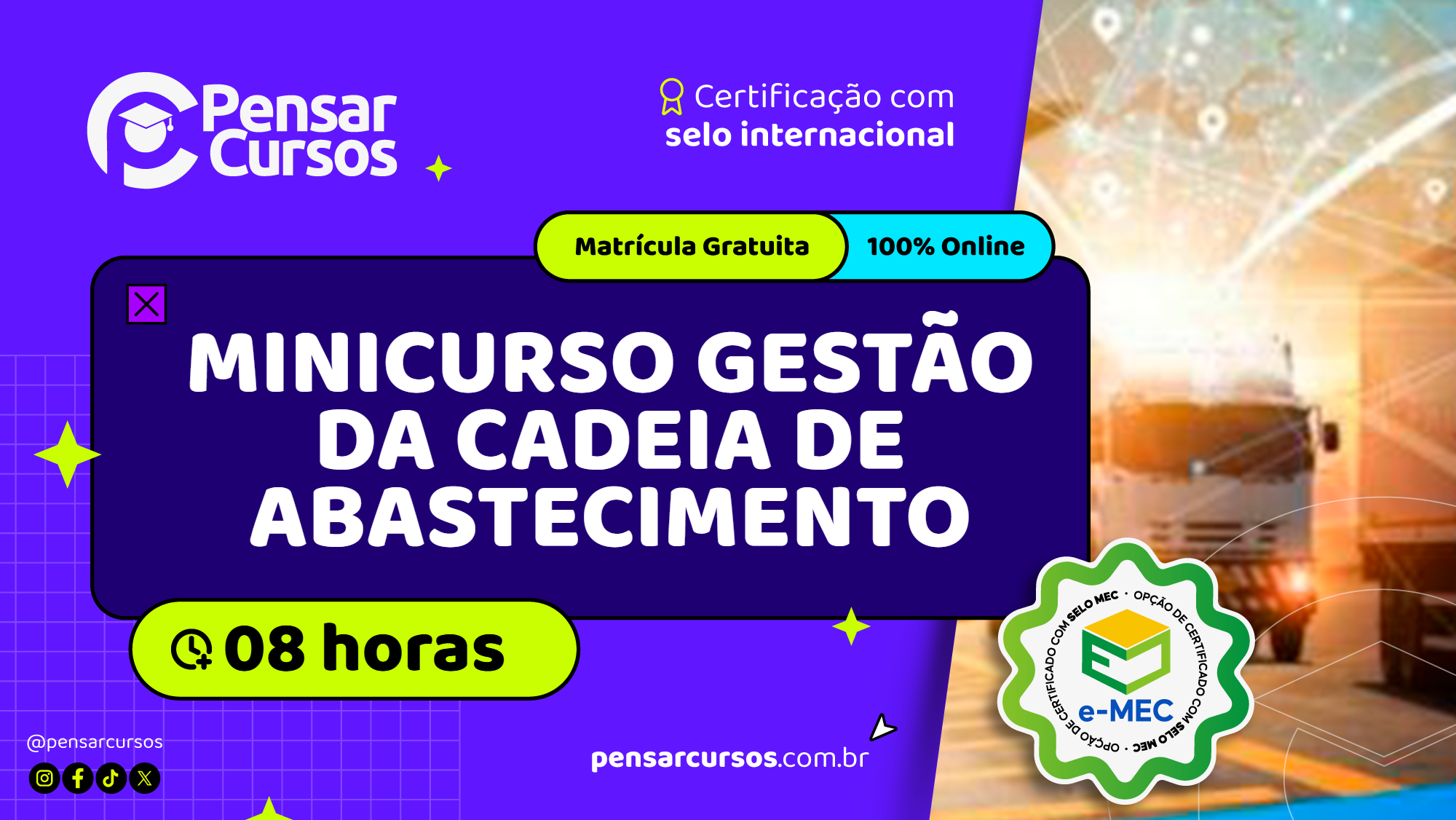 Minicurso Gestão da Cadeia de Abastecimento