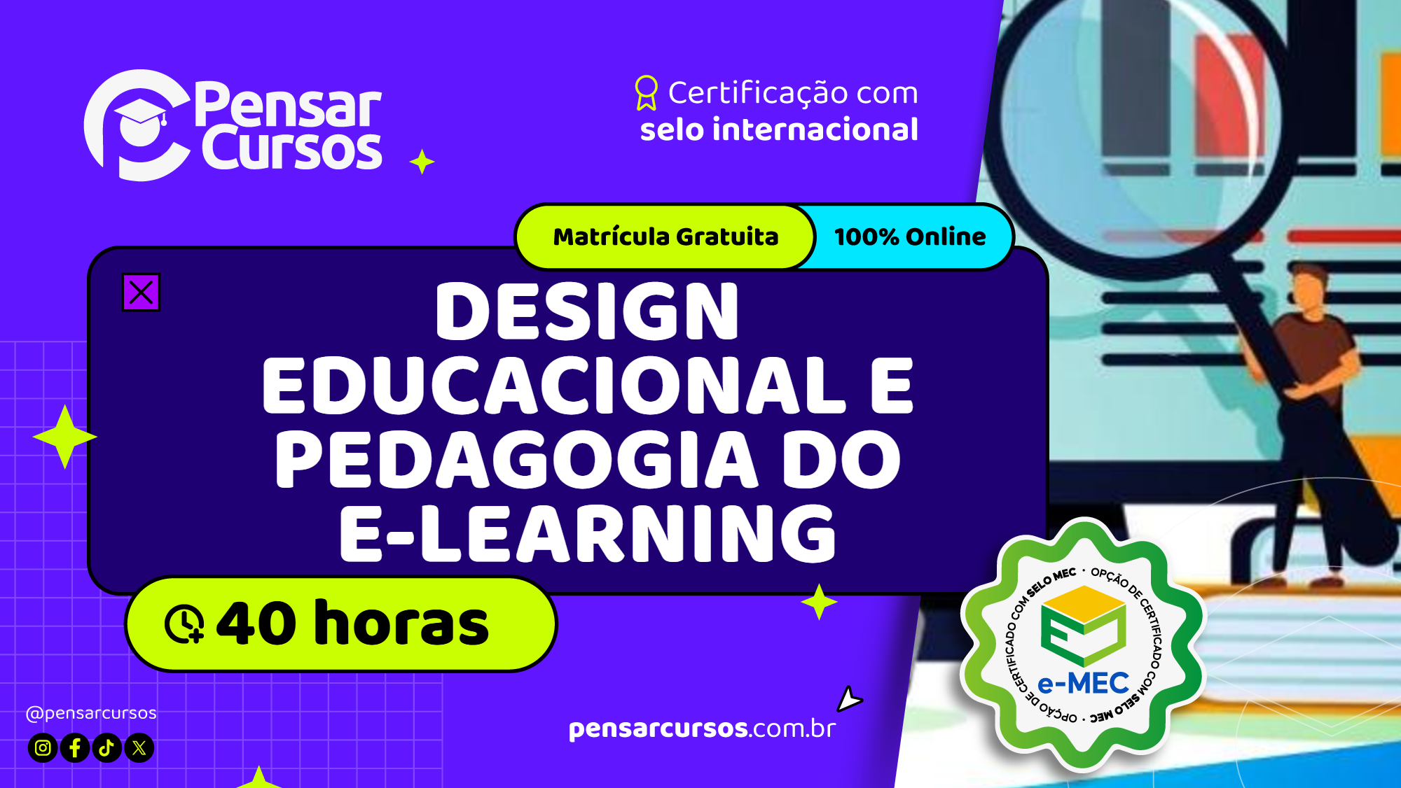 Design Educacional e Pedagogia do E-Learning