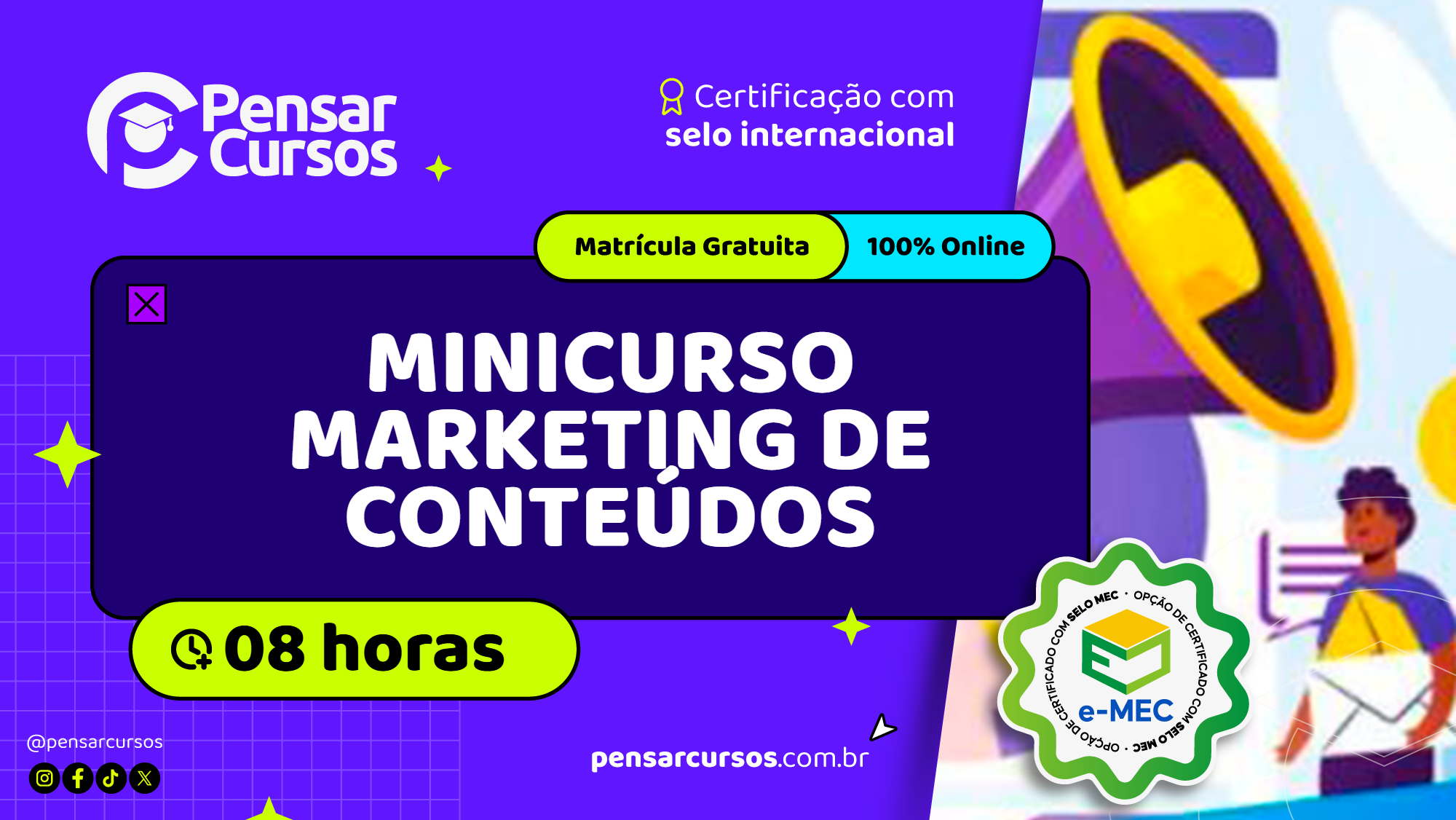 Minicurso Marketing de Conteúdos