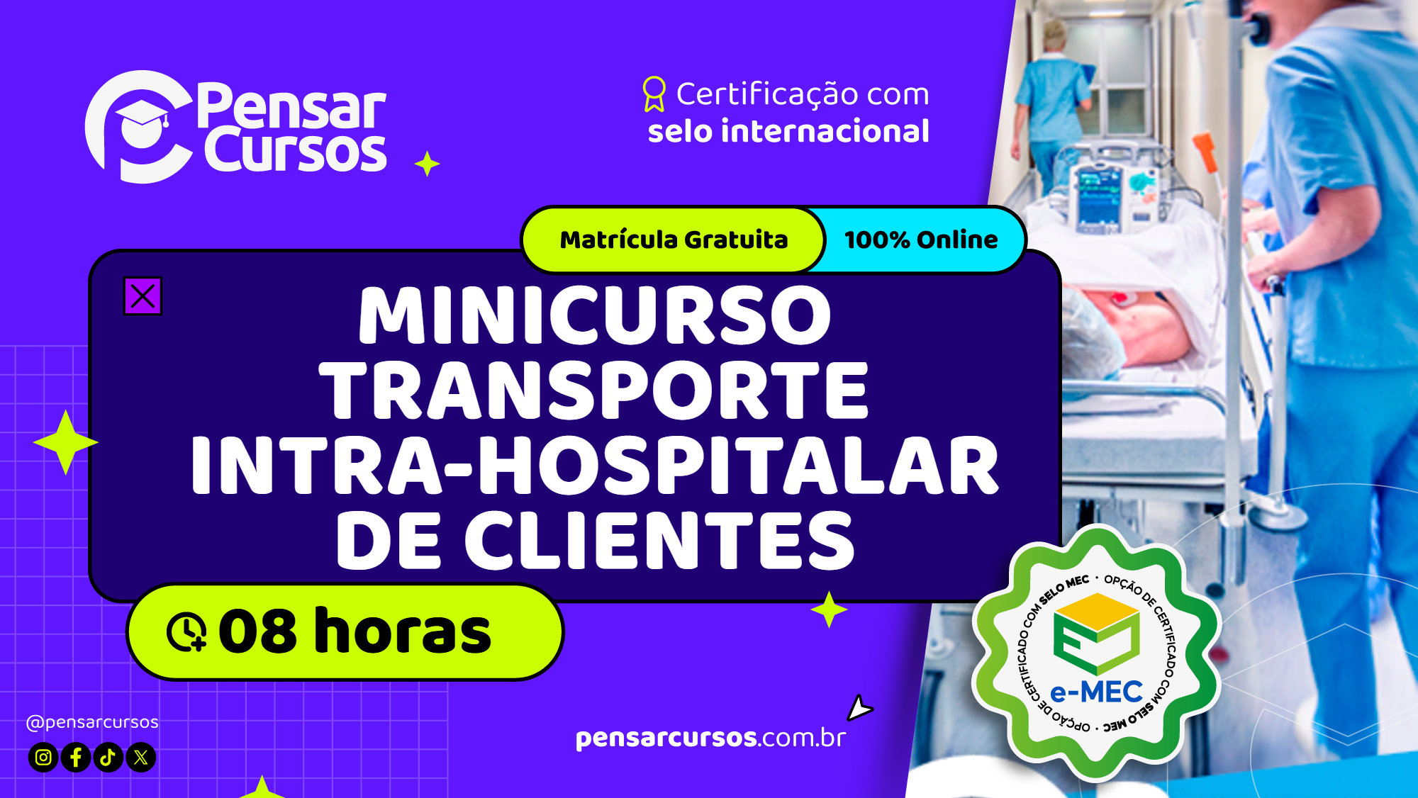 Minicurso Transporte Intra-Hospitalar de Clientes