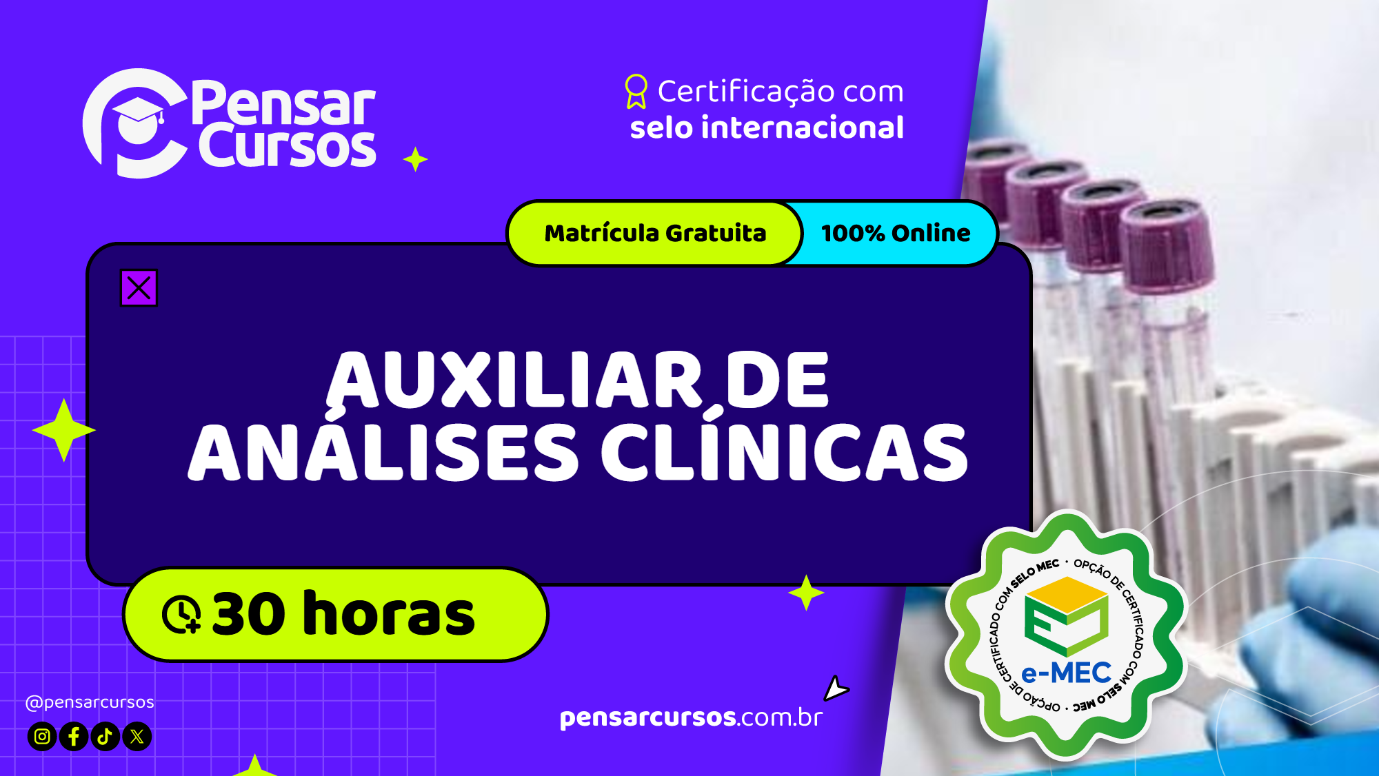 Auxiliar de Análises Clínicas 