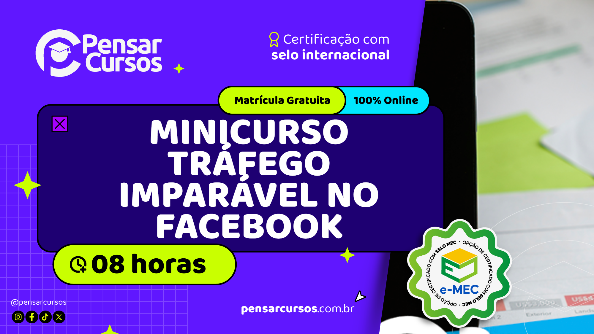 Minicurso Tráfego Imparável no Facebook