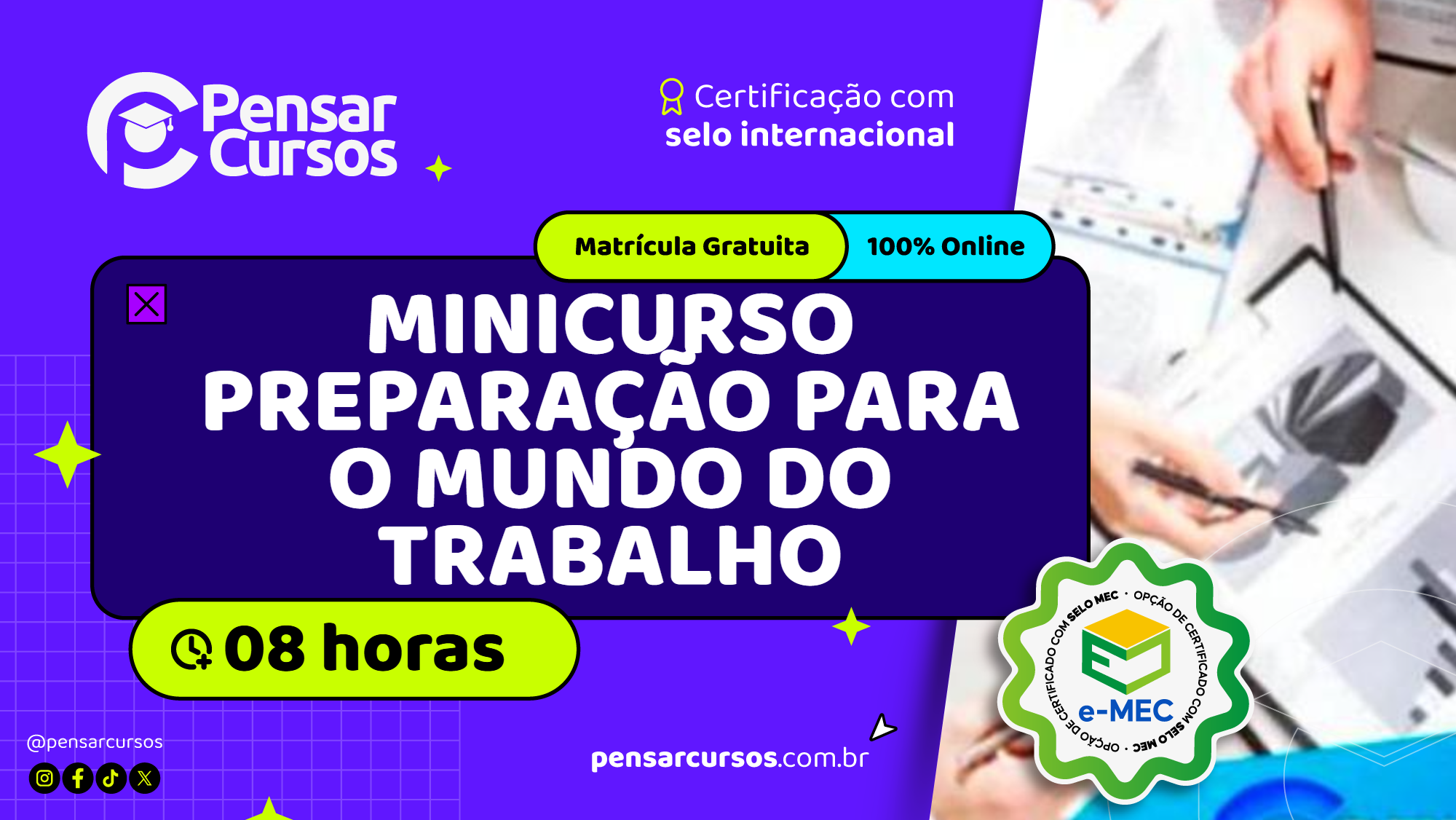 Minicurso Preparação para o Mundo do Trabalho