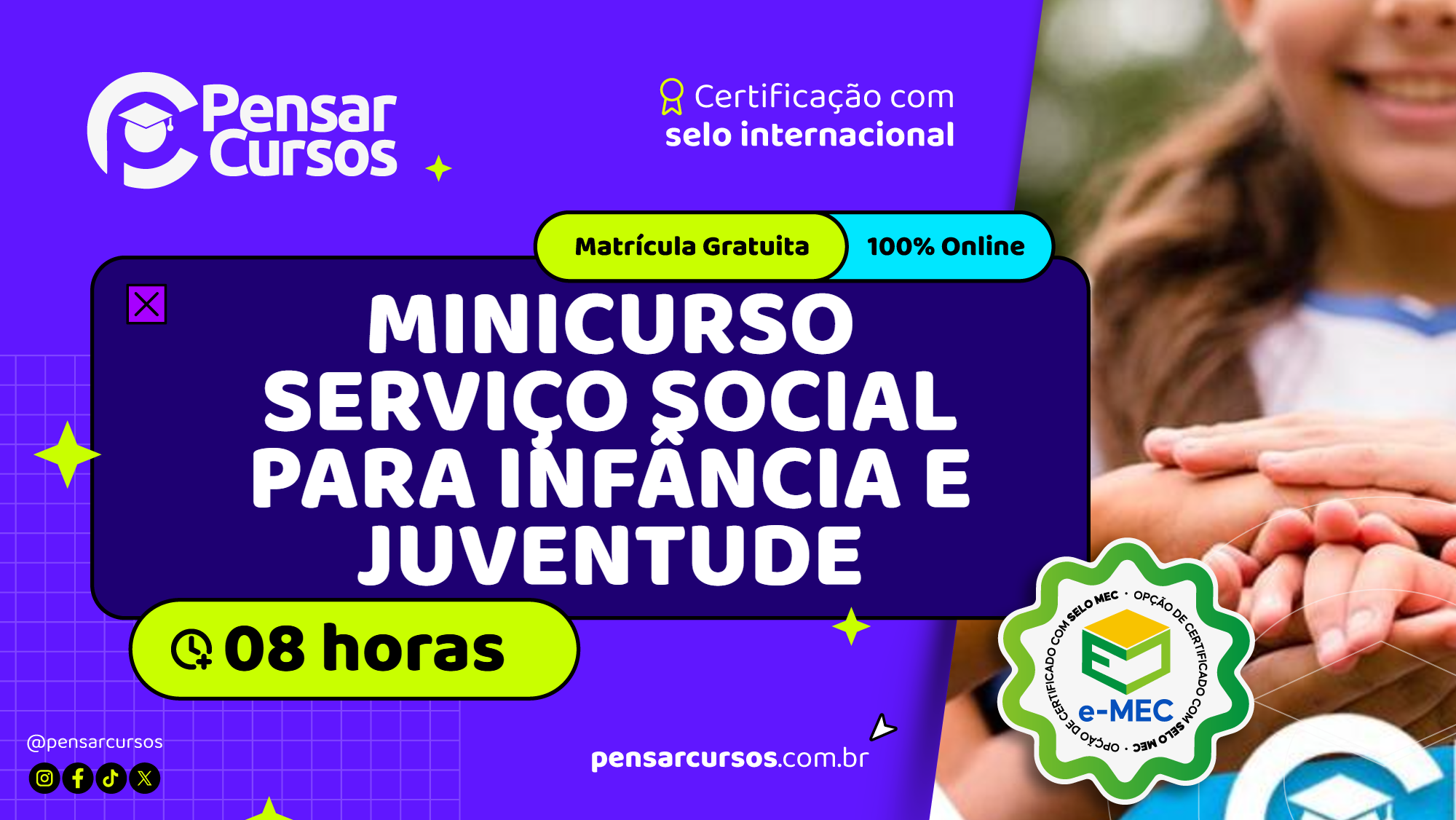 Minicurso Serviço Social para Infância e Juventude