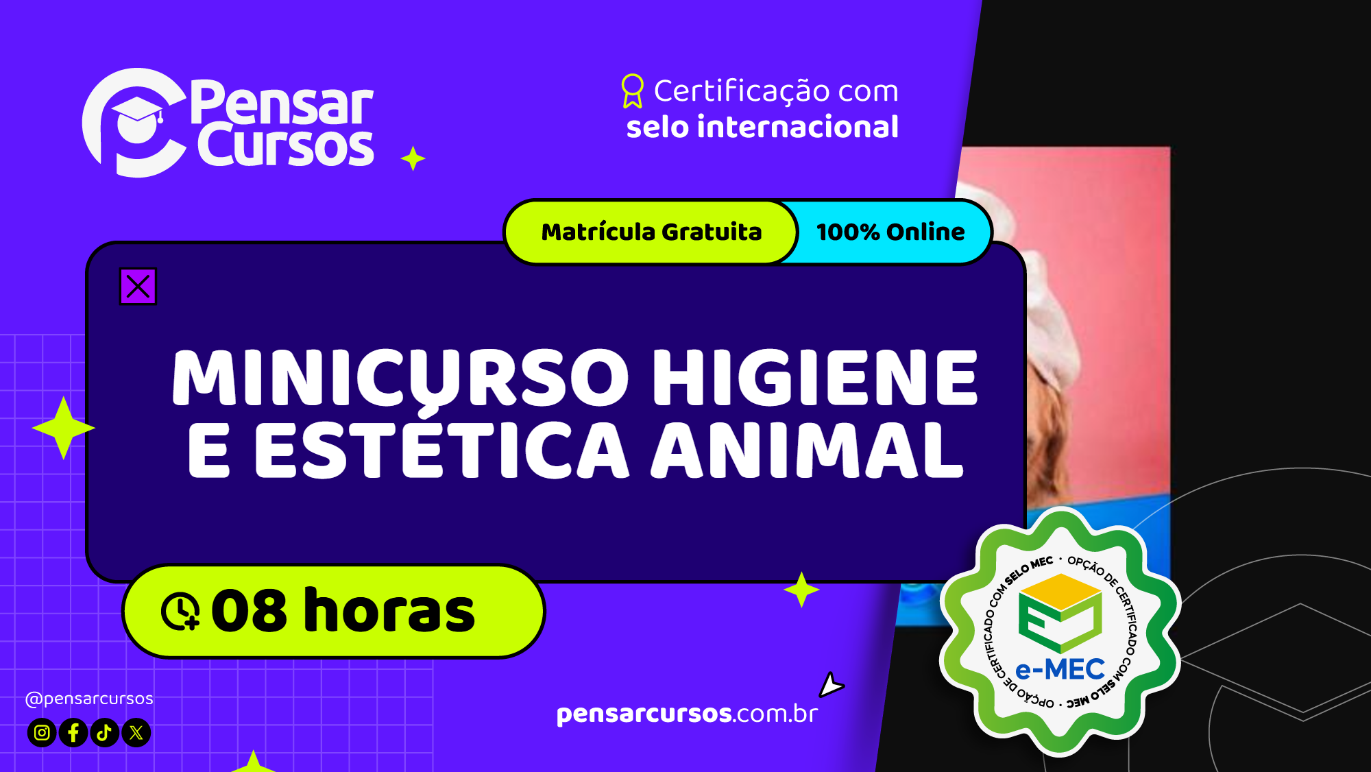 Minicurso Higiene e Estética Animal