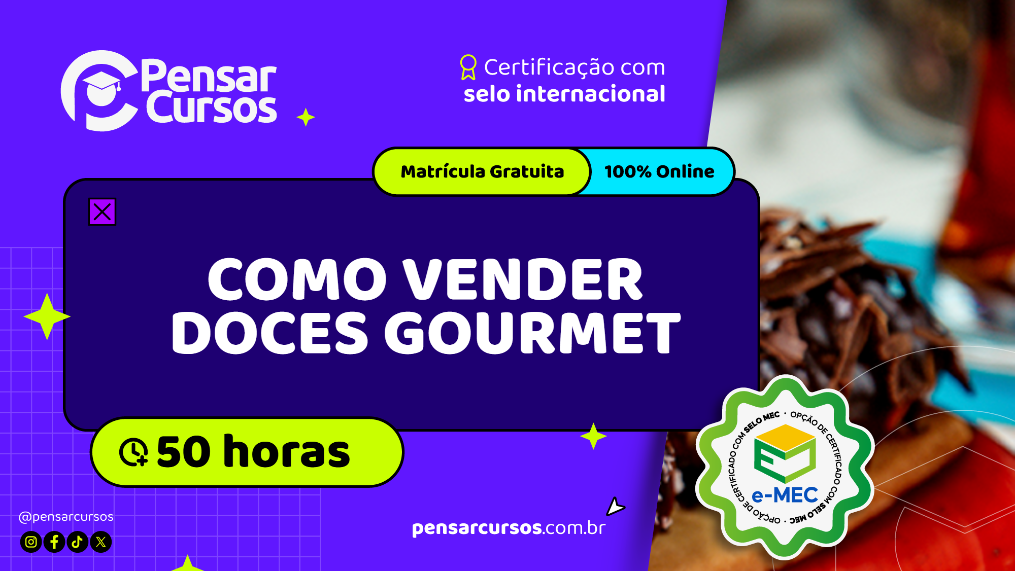Como Vender Doces Gourmet