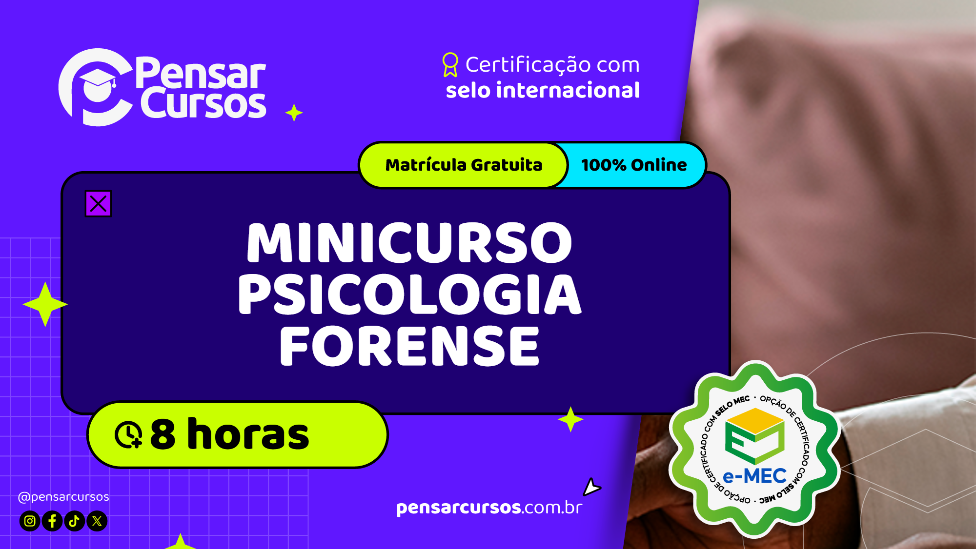 Minicurso Psicologia Forense