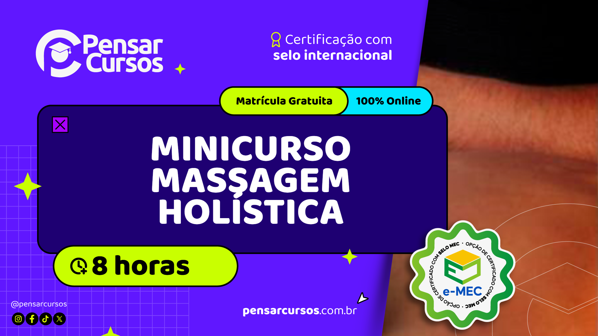 Minicurso Massagem Holística