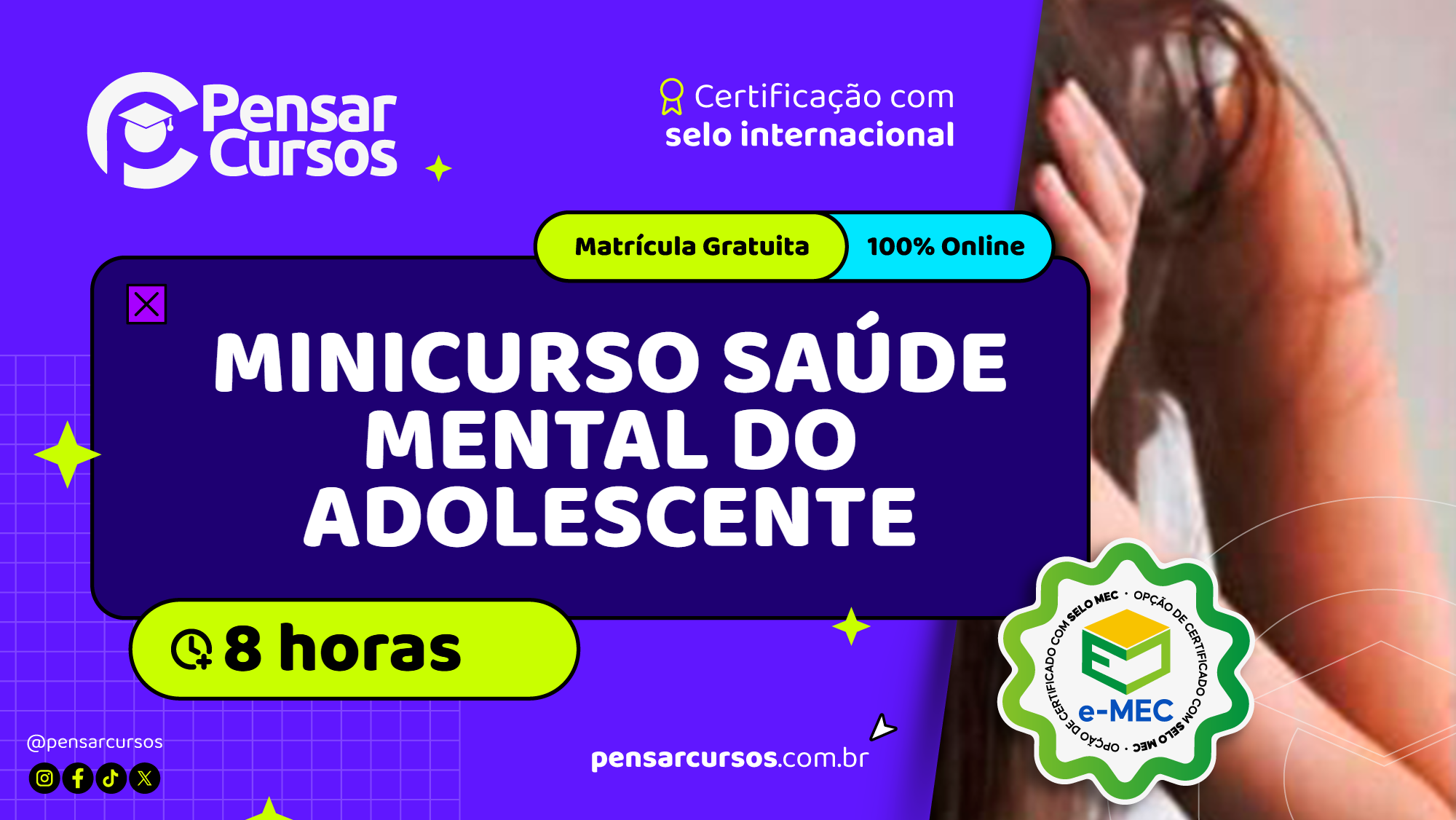 Minicurso Saúde Mental do Adolescente