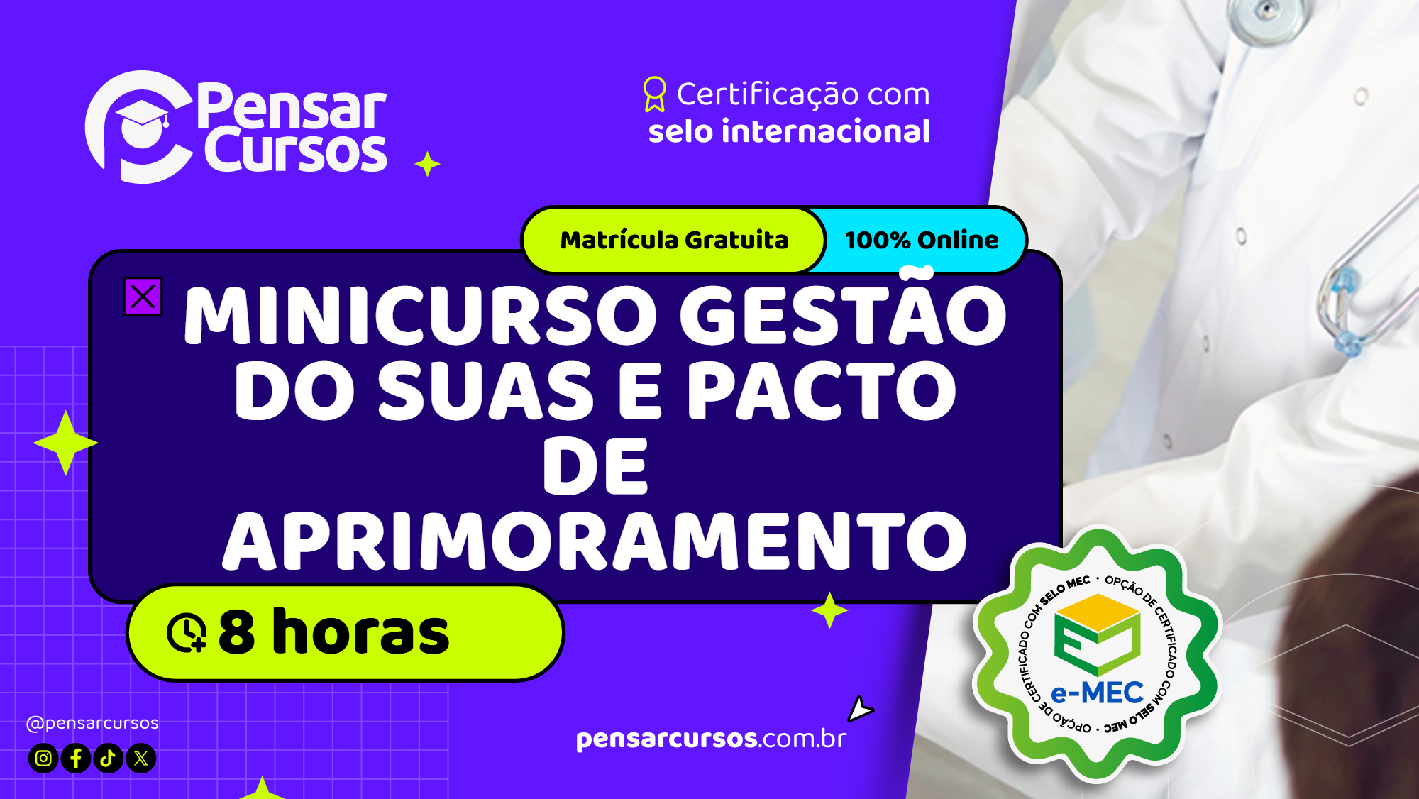 Minicurso Gestão do SUAS e Pacto de Aprimoramento 
