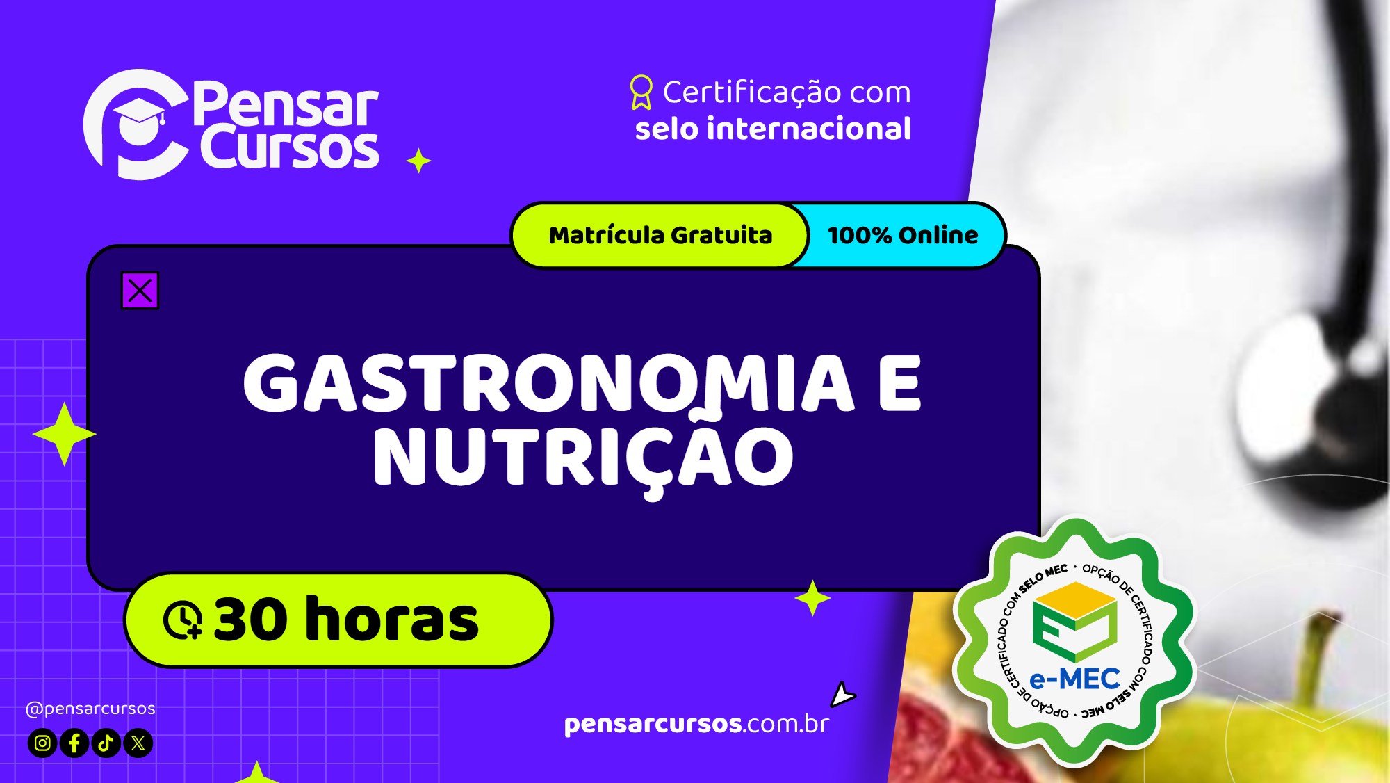 Gastronomia e Nutrição