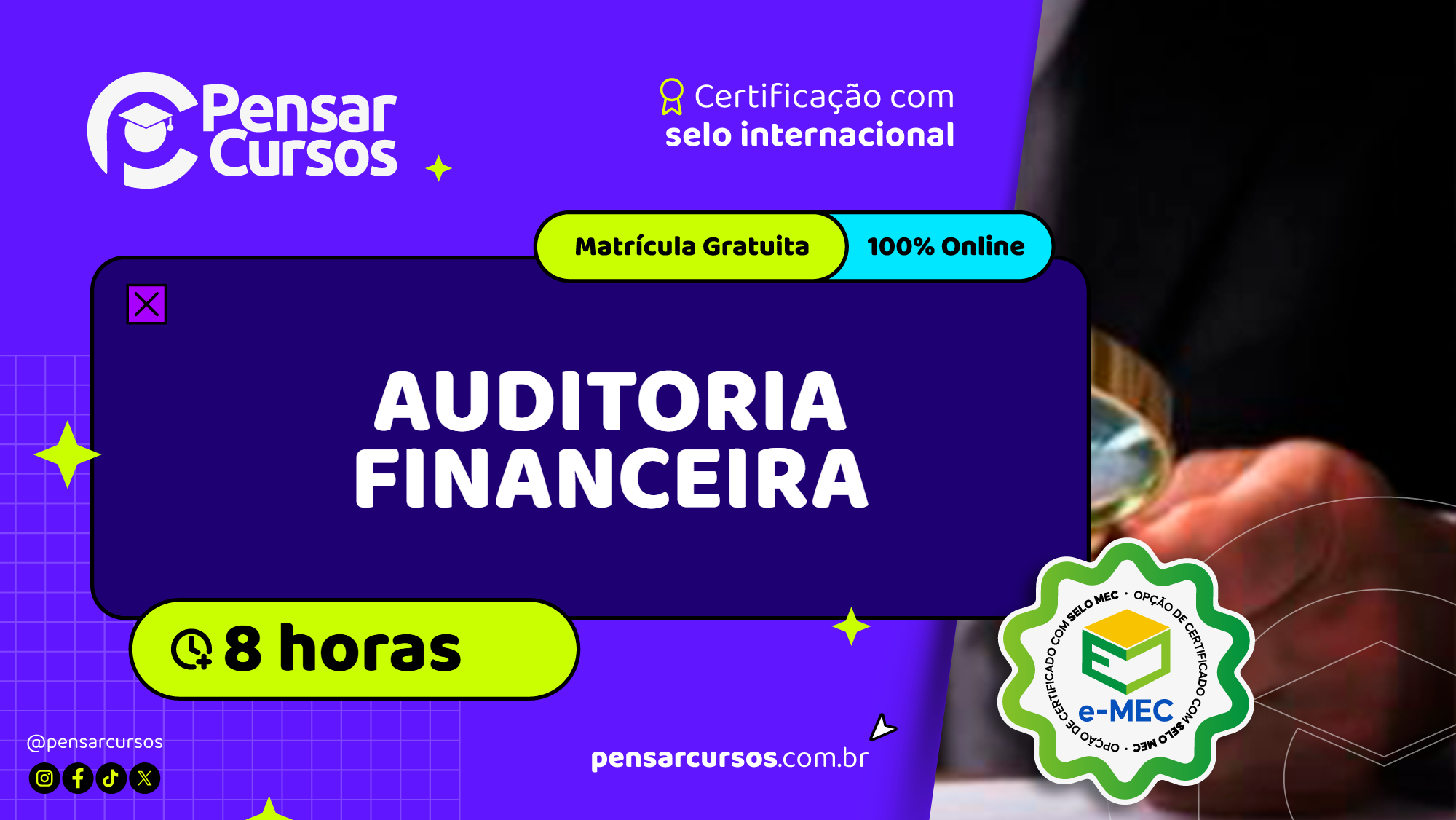   Minicurso Auditoria Financeira