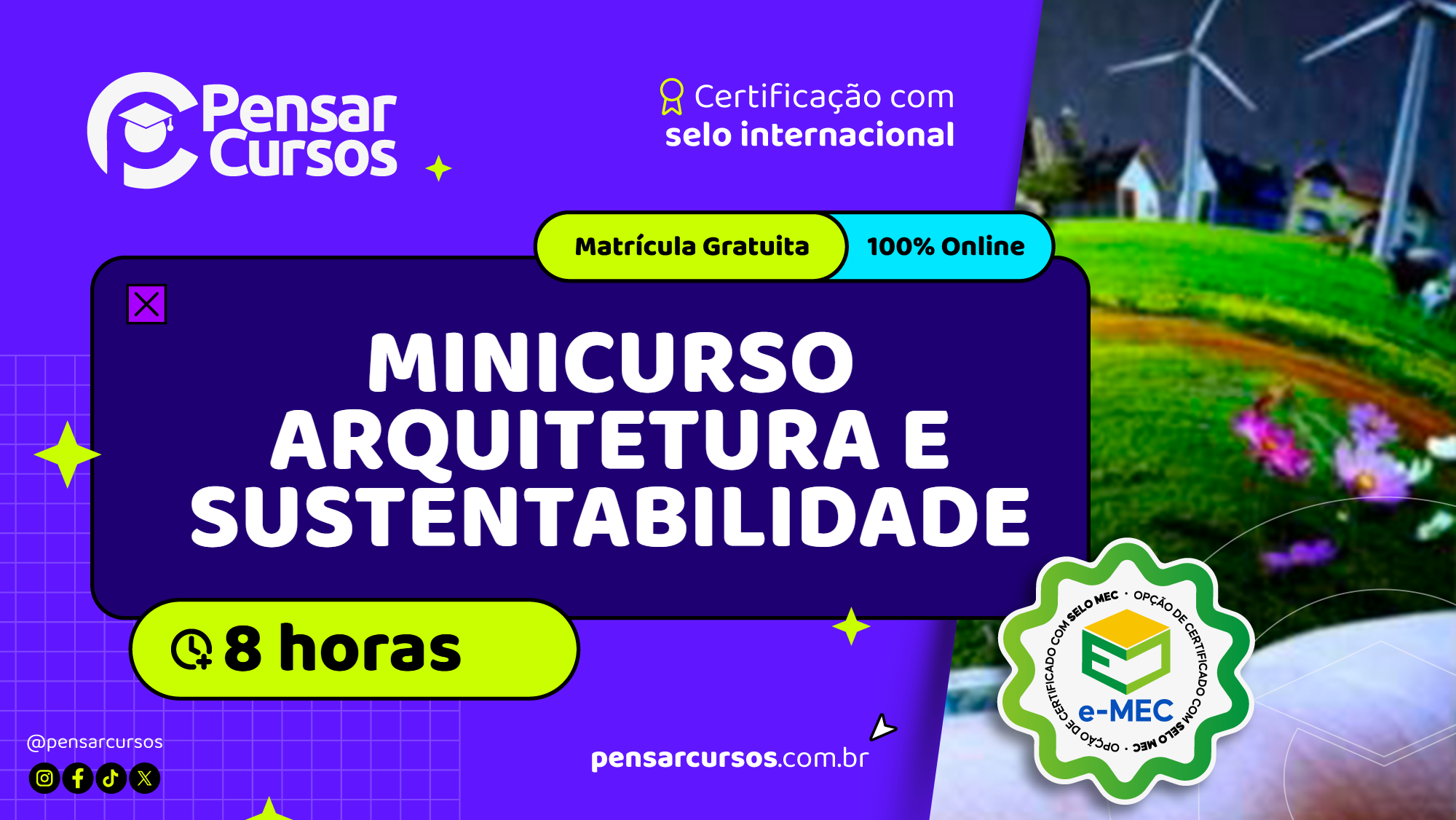 Minicurso Arquitetura e Sustentabilidade