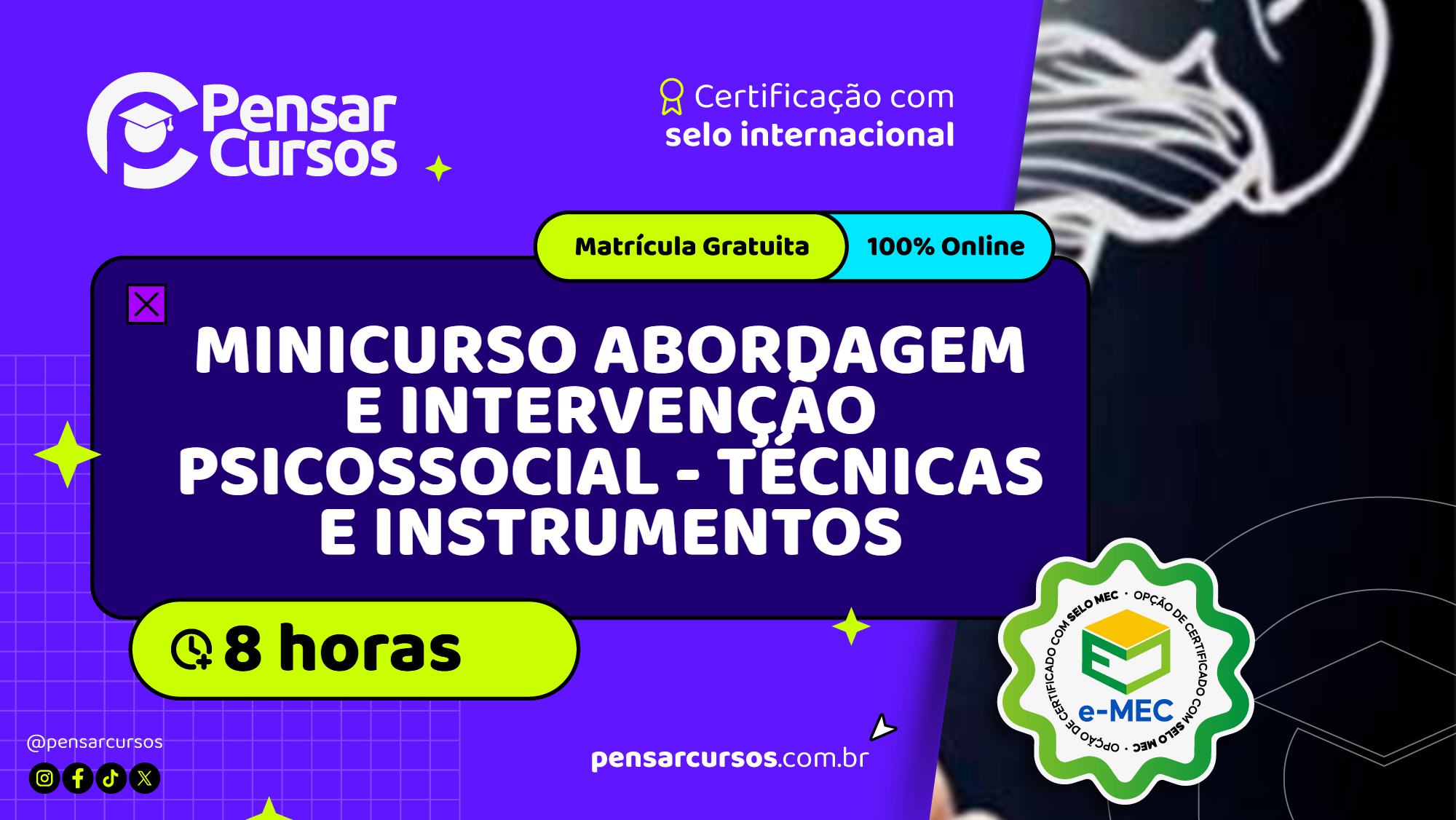 Minicurso Abordagem e Intervenção Psicossocial - Técnicas e Instrumentos