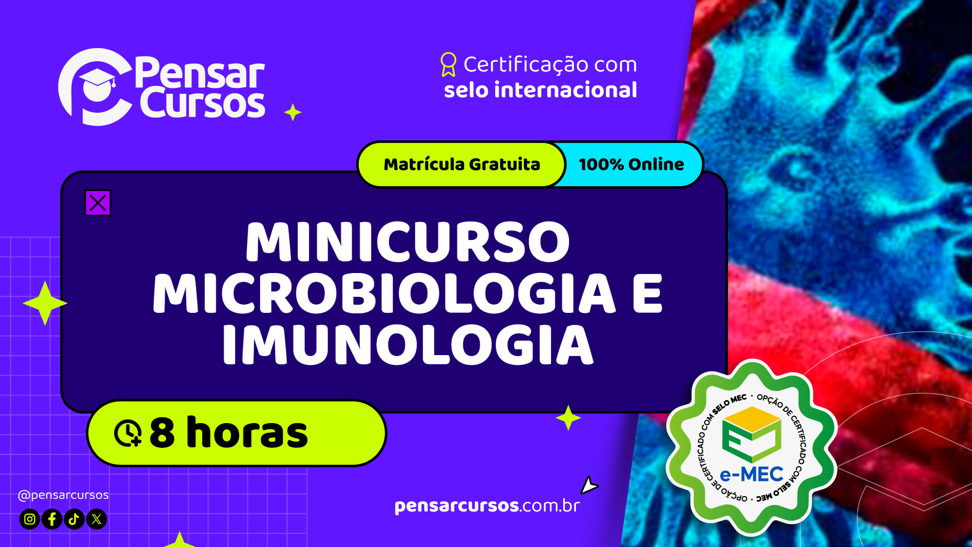 Minicurso Microbiologia e Imunologia 