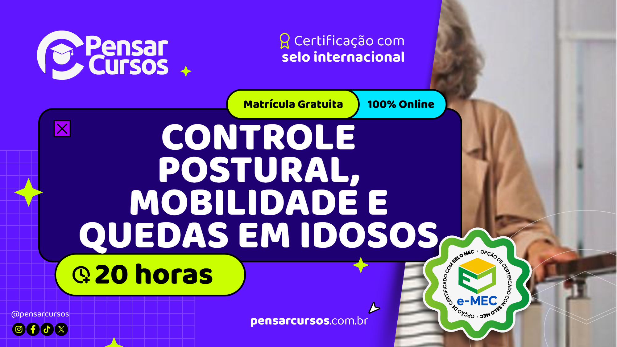 Controle Postural, Mobilidade e Quedas em Idosos