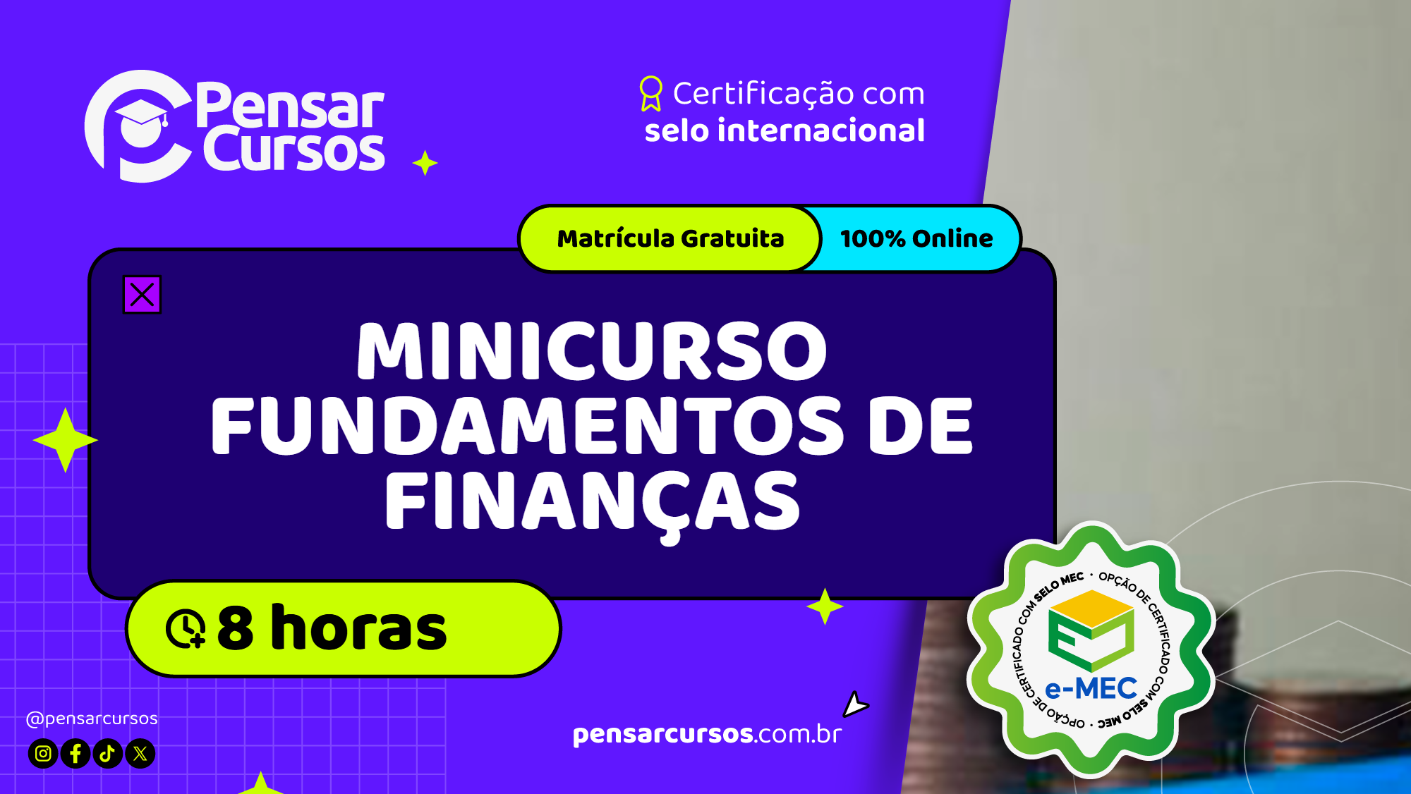 Minicurso Fundamentos de Finanças