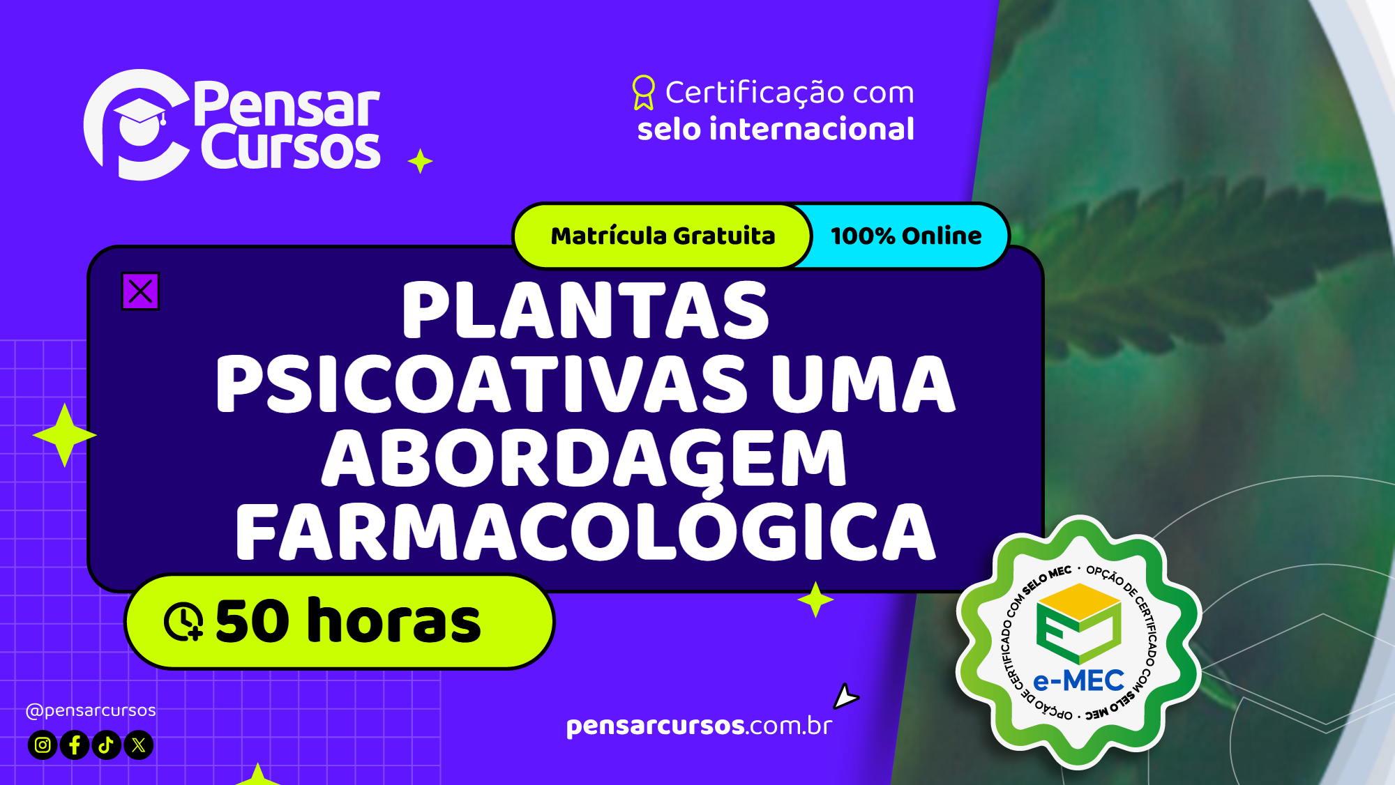 Plantas Psicoativas uma Abordagem Farmacológica