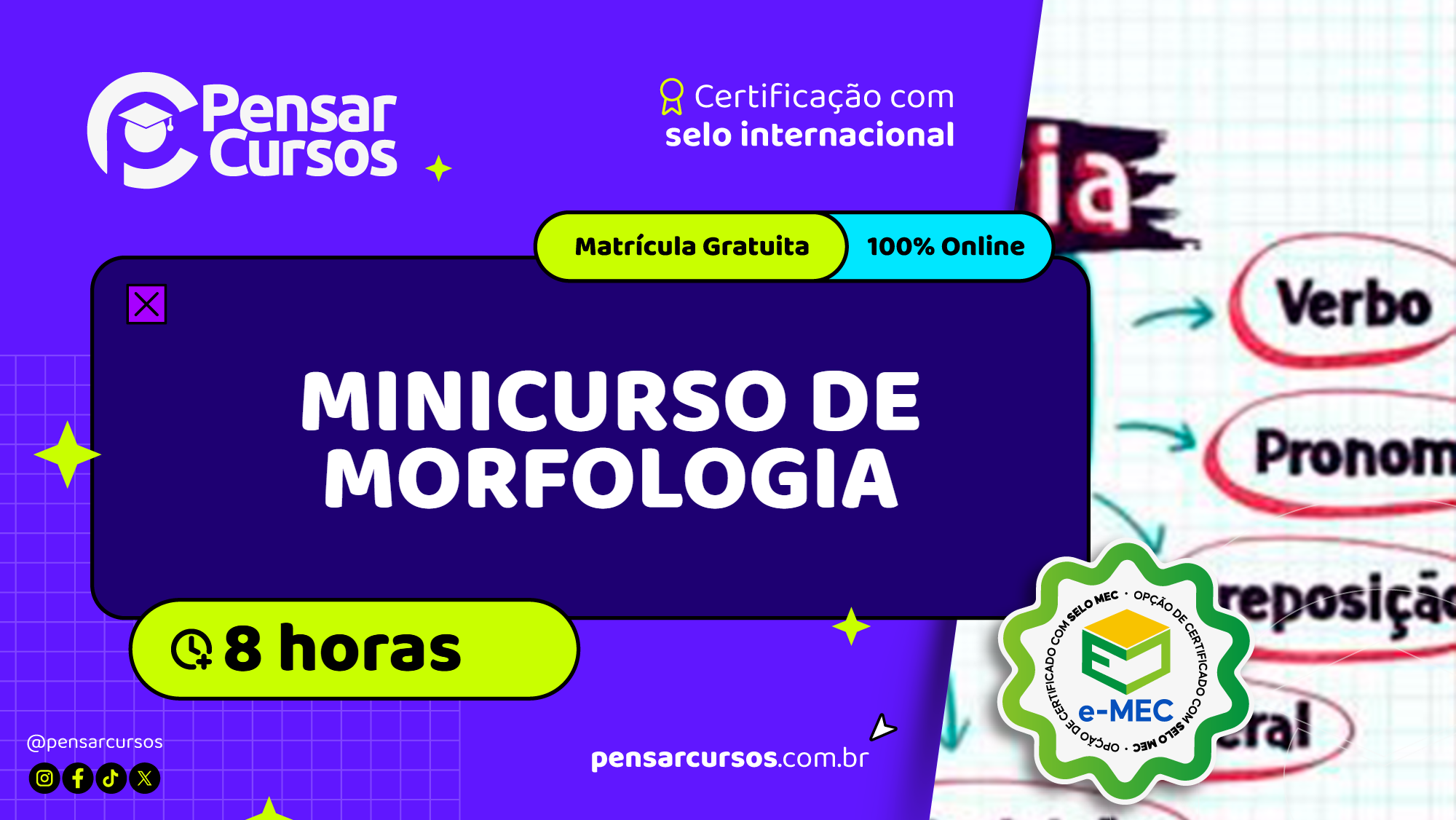 Minicurso de Morfologia