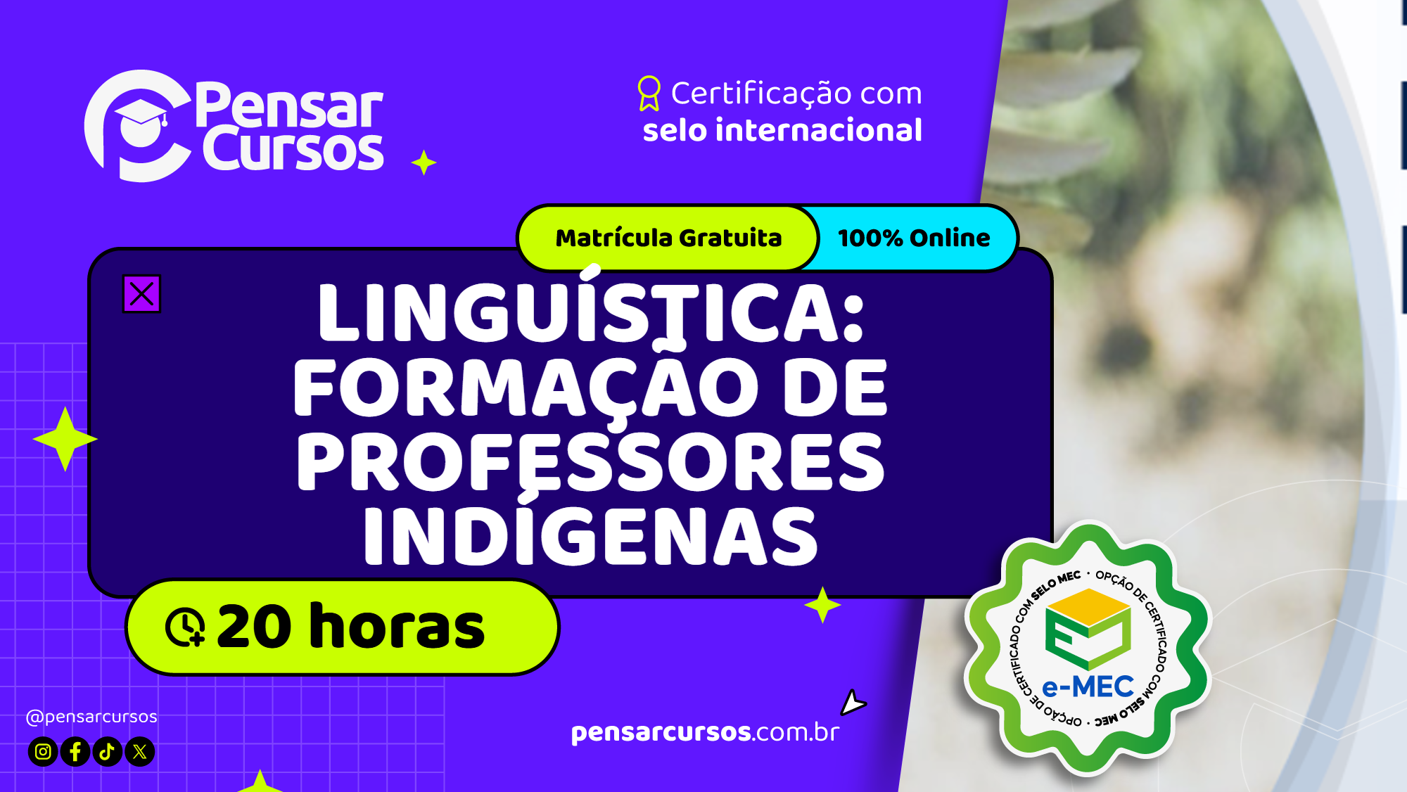 Linguística: formação de professores indígenas