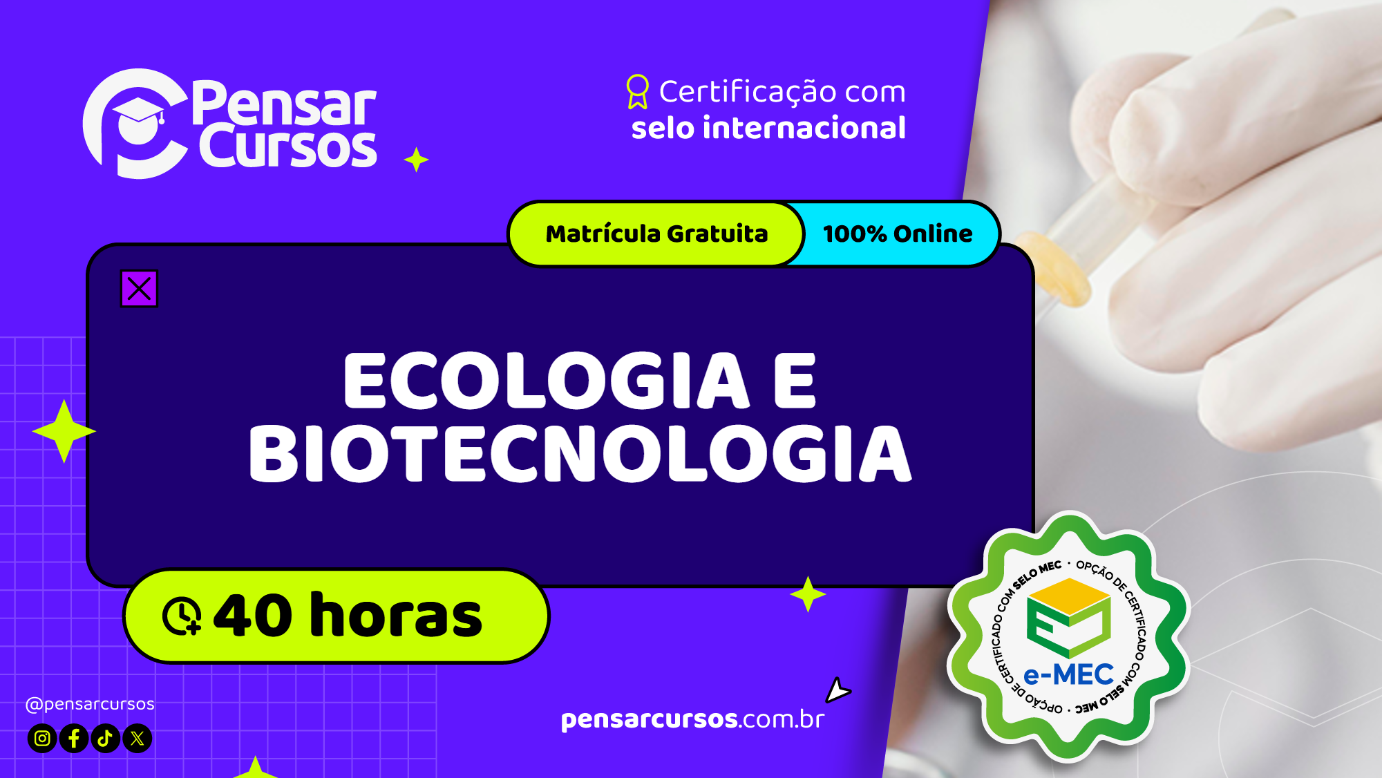Ecologia e Biotecnologia 