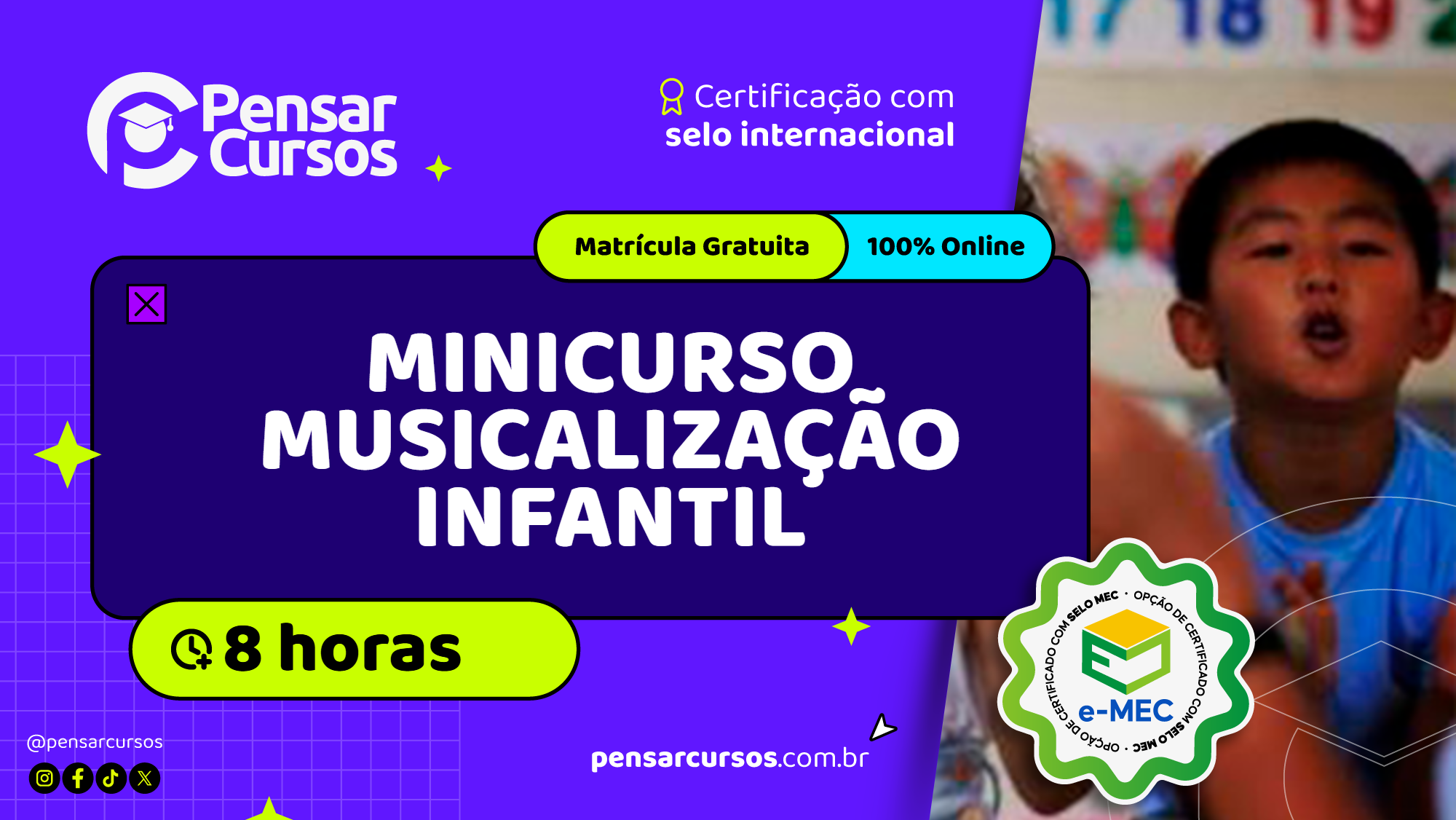 Minicurso Musicalização Infantil
