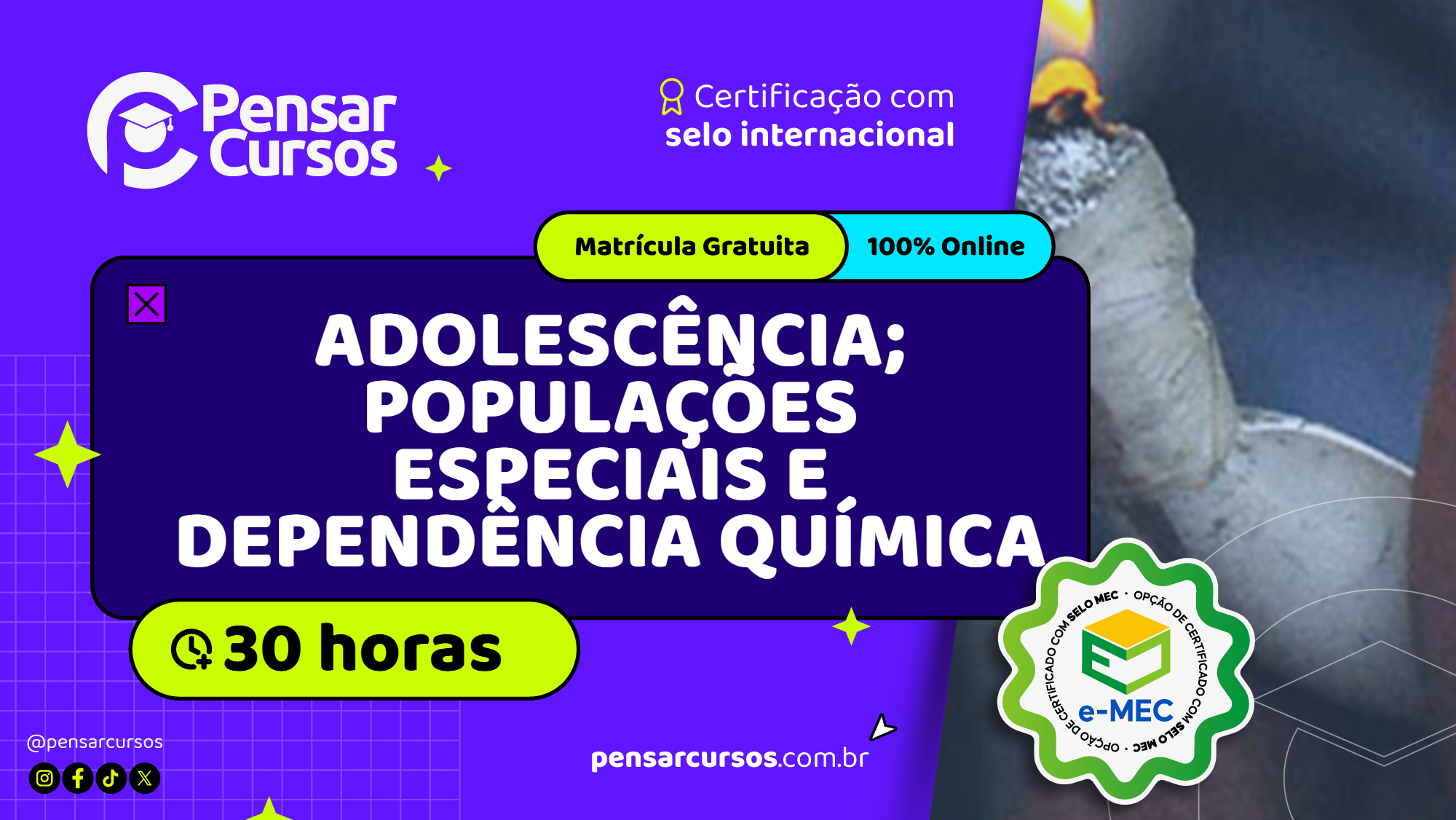 Adolescência; Populações Especiais e Dependência Química