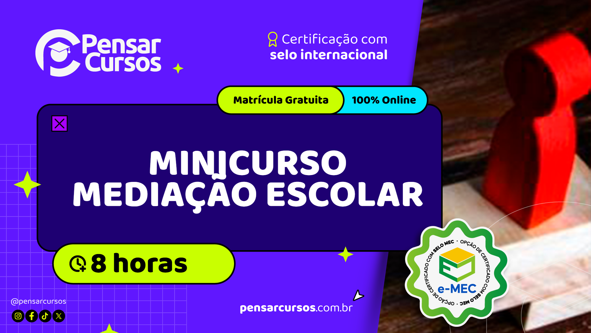 Minicurso Mediação Escolar