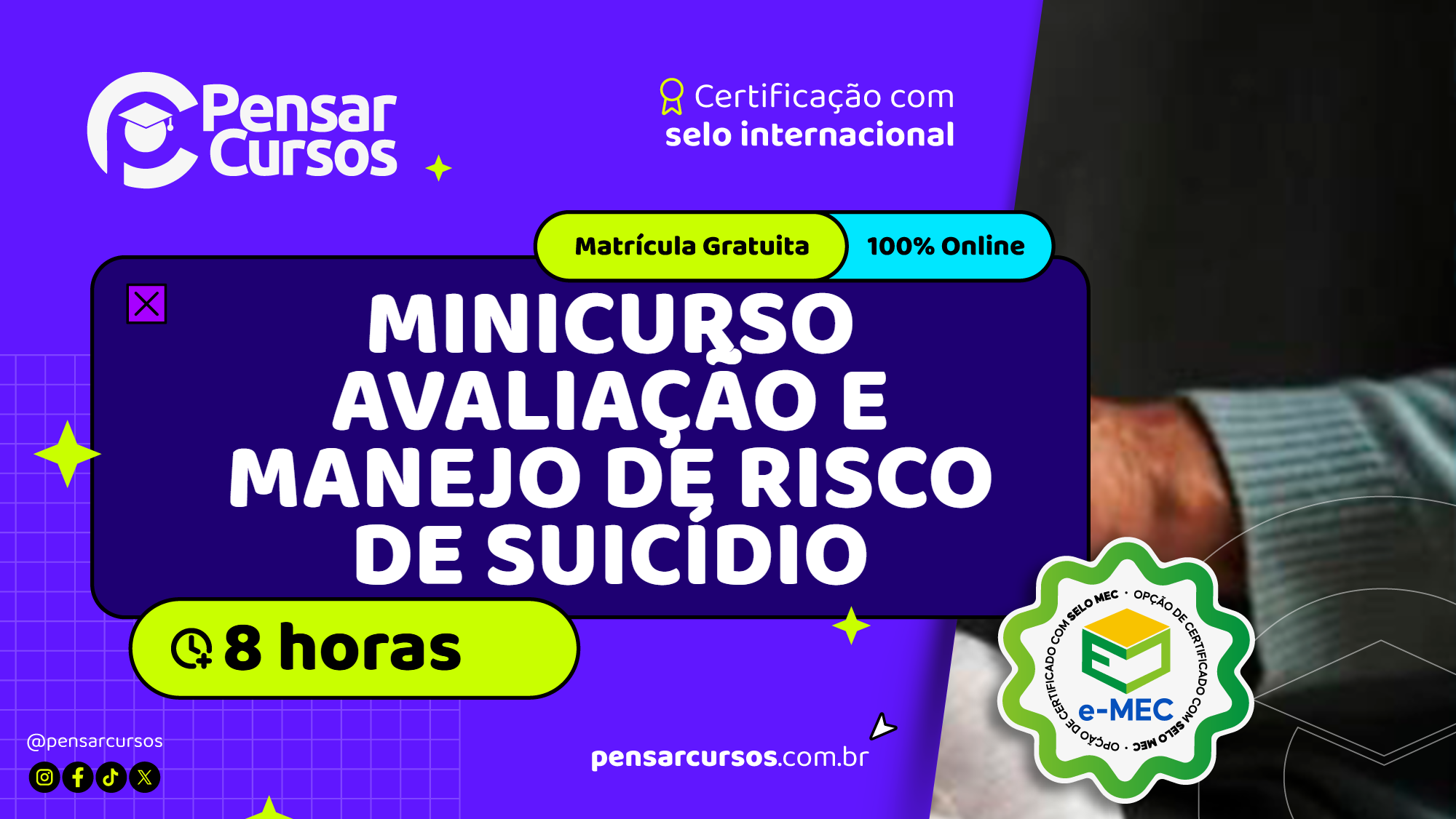 Minicurso Avaliação e Manejo de Risco de Suicídio