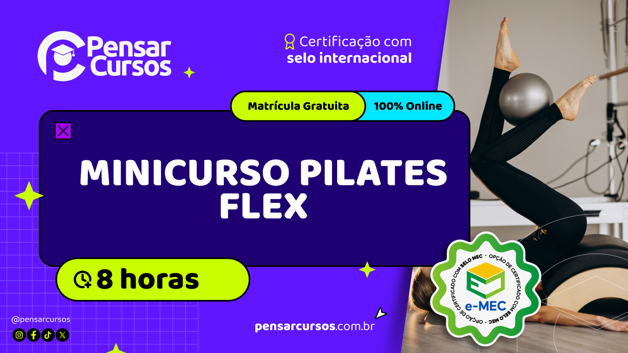 Minicurso Pilates Flex
