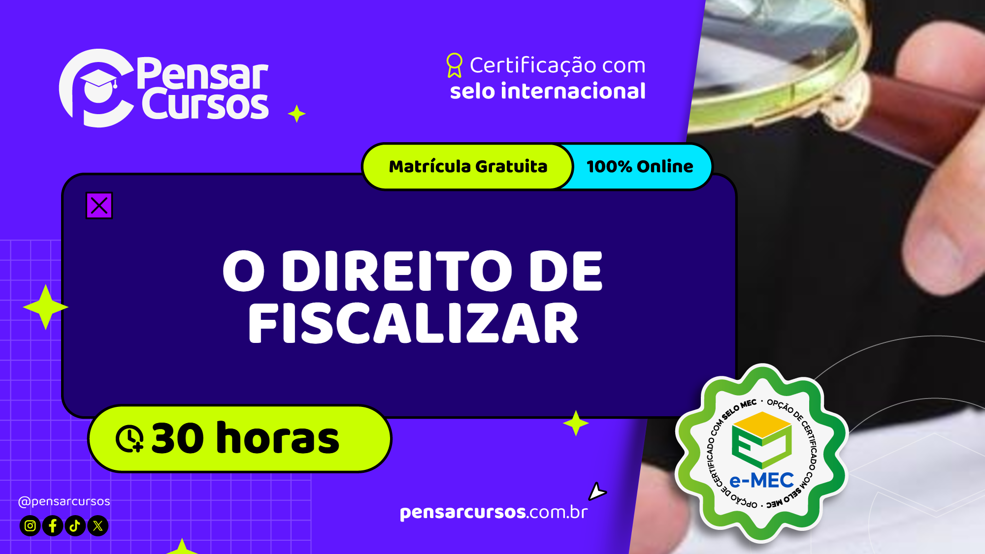 O Direito de Fiscalizar