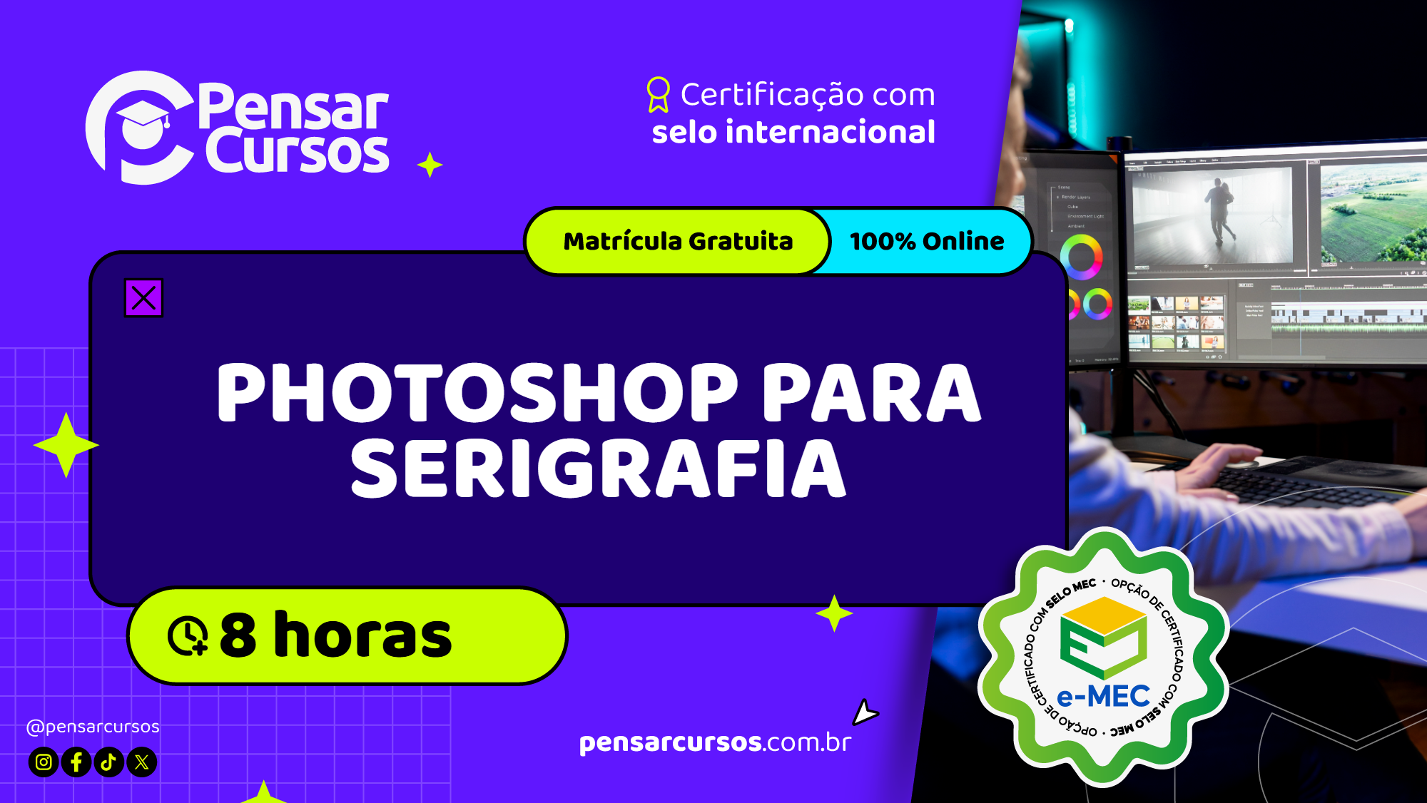 Minicurso de Photoshop para Serigrafia 