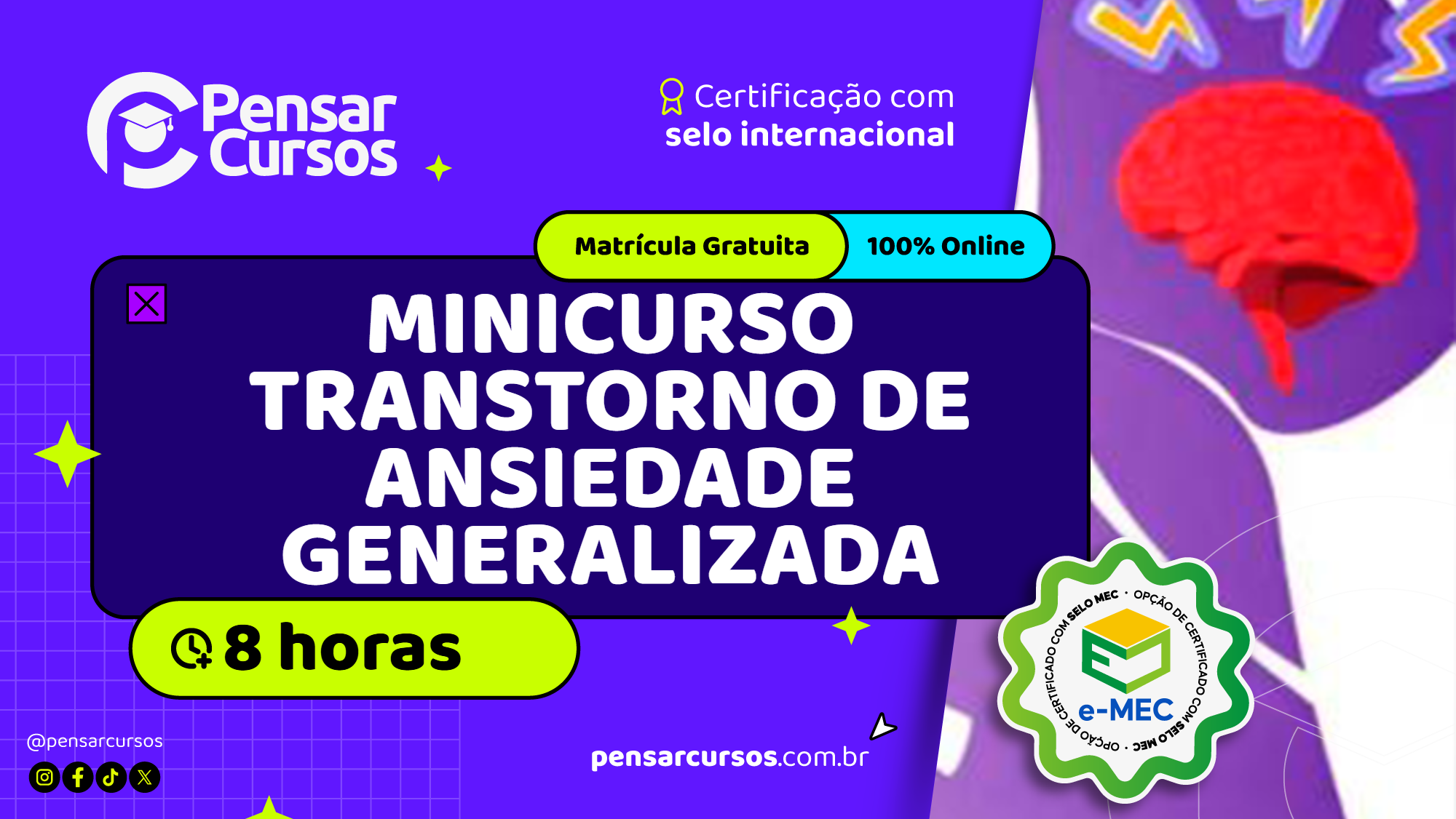 Minicurso Transtorno de Ansiedade Generalizada