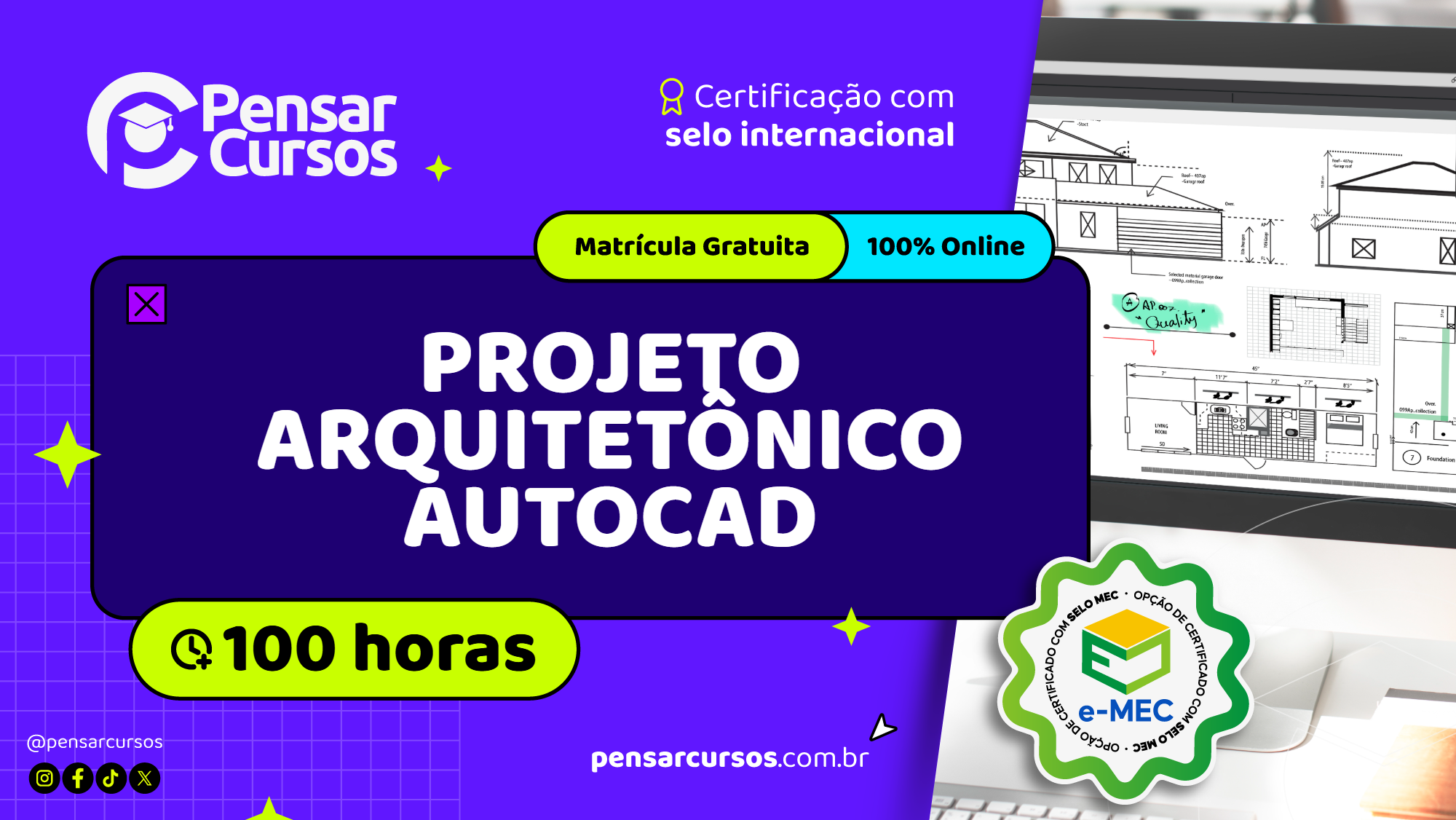Projeto Arquitetônico AutoCAD